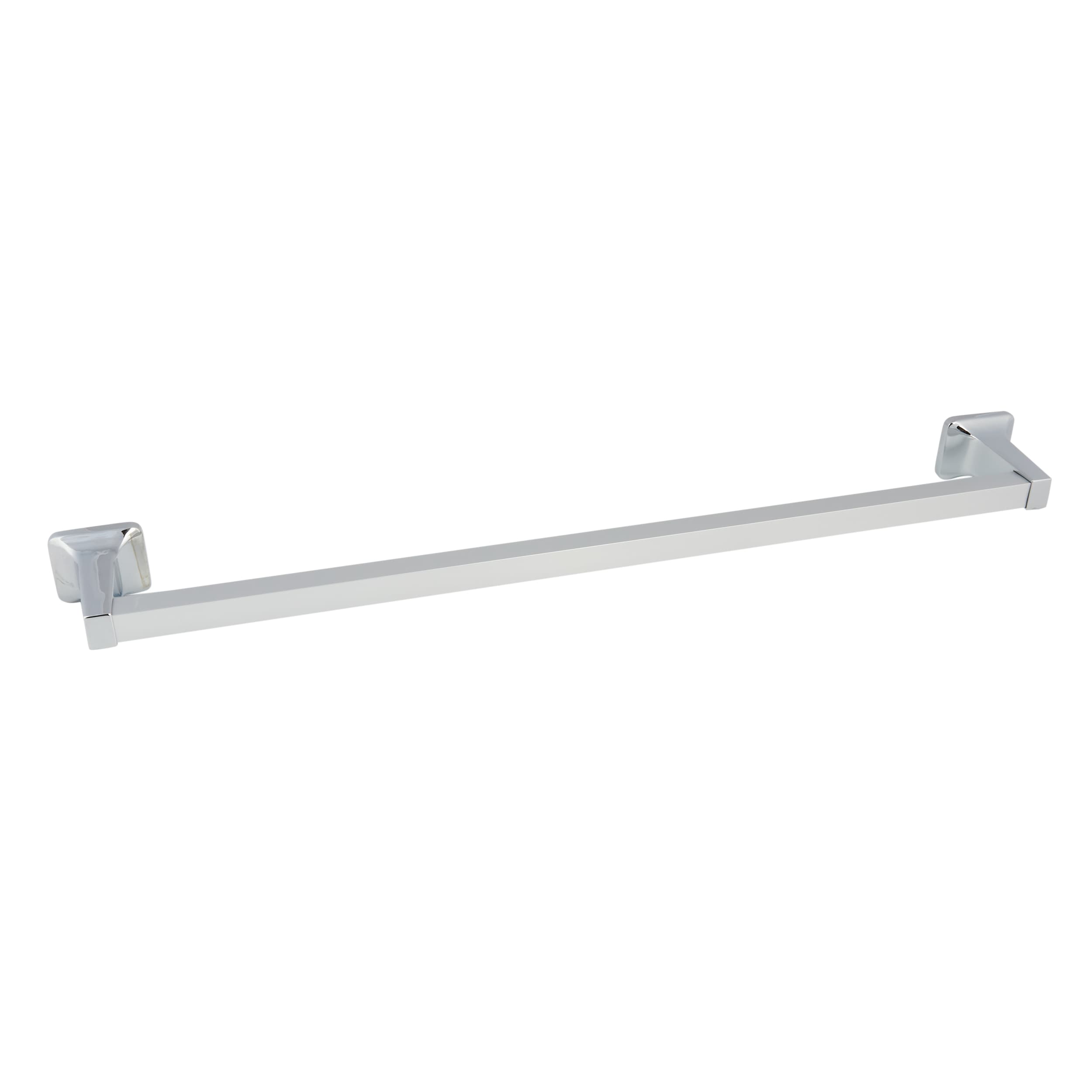 Project Source Seton 24-in Chrome Wall Mount Single Towel Bar in