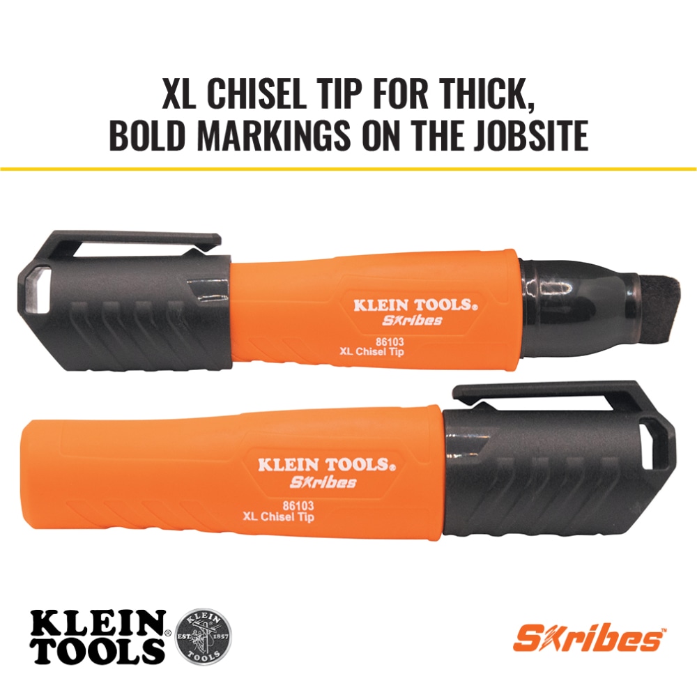 Klein Tools Skribes(TM) Chisel Tip Permanent Marker, XL at Lowes.com