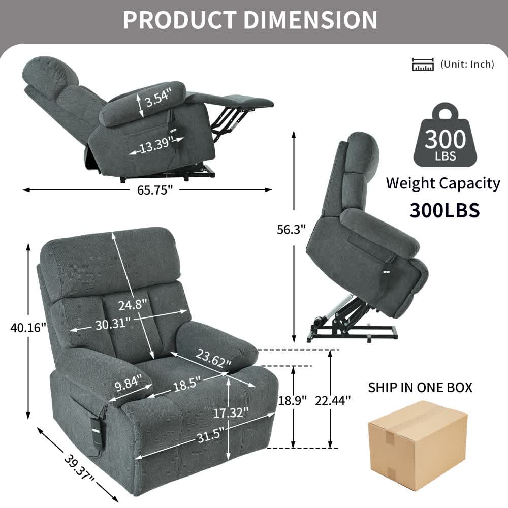 Coolbibila ELI-CHAIR-DARK GRAY chairs - View #3