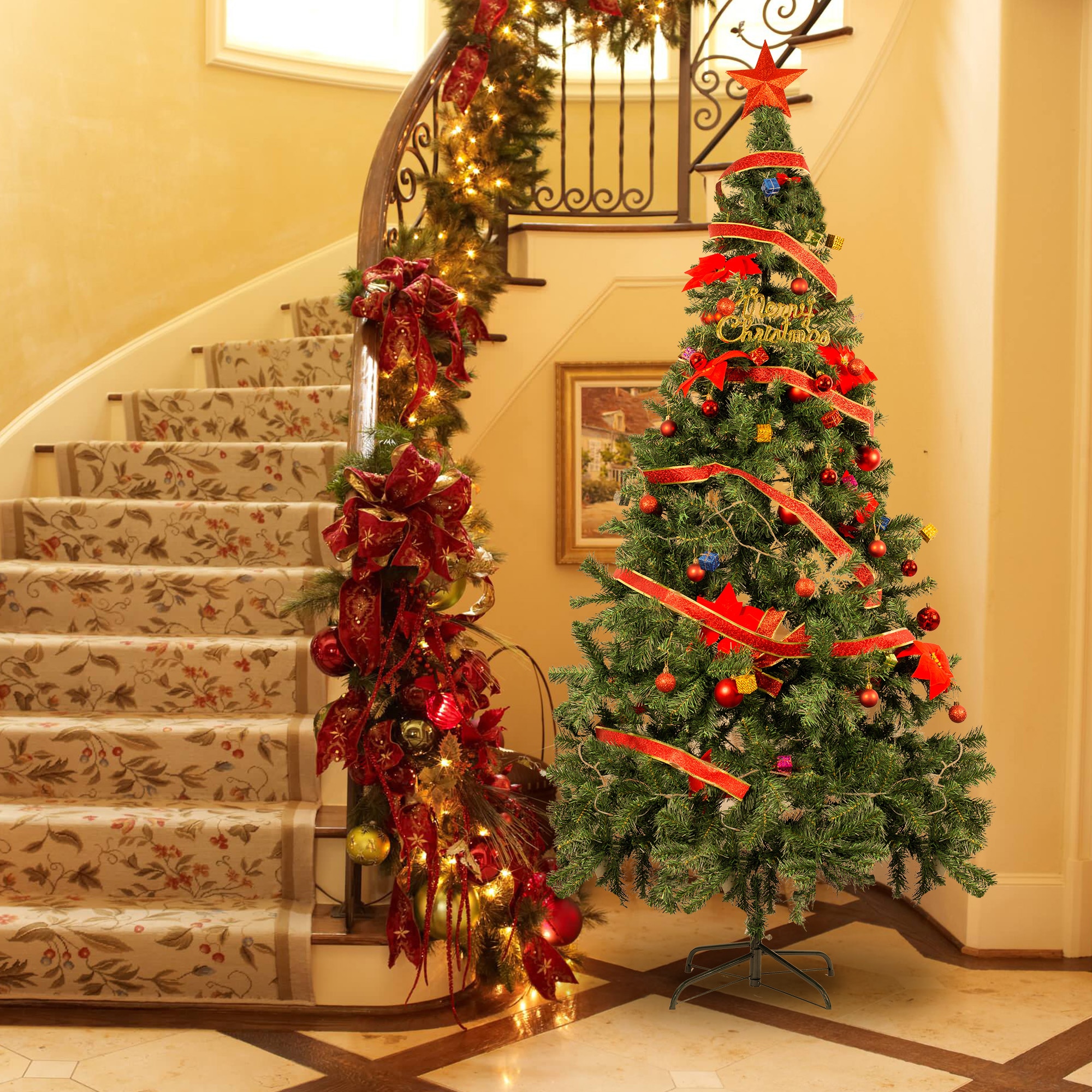 YANSUN L-SDS001R Artificial-Christmas-Trees - View #3
