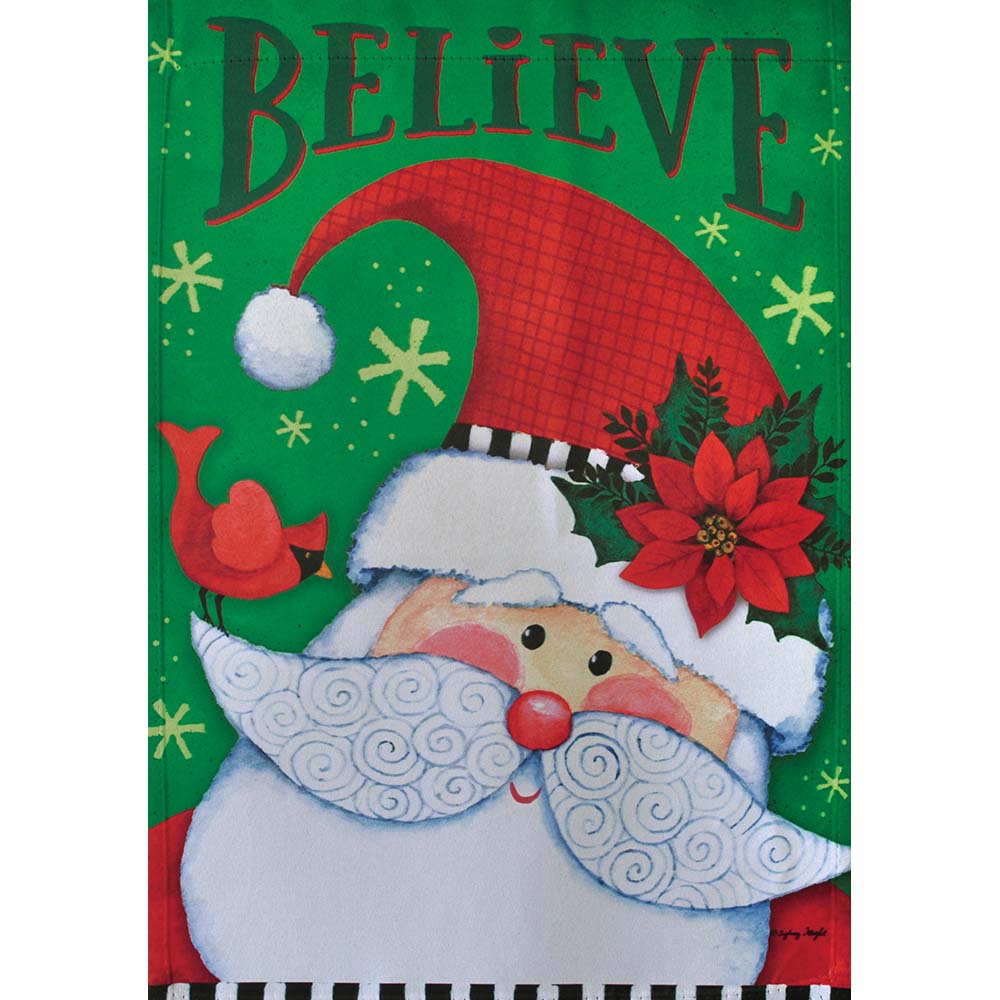 Rain or Shine 1.04-ft W x 1.5-ft H Christmas Garden Flag at Lowes.com