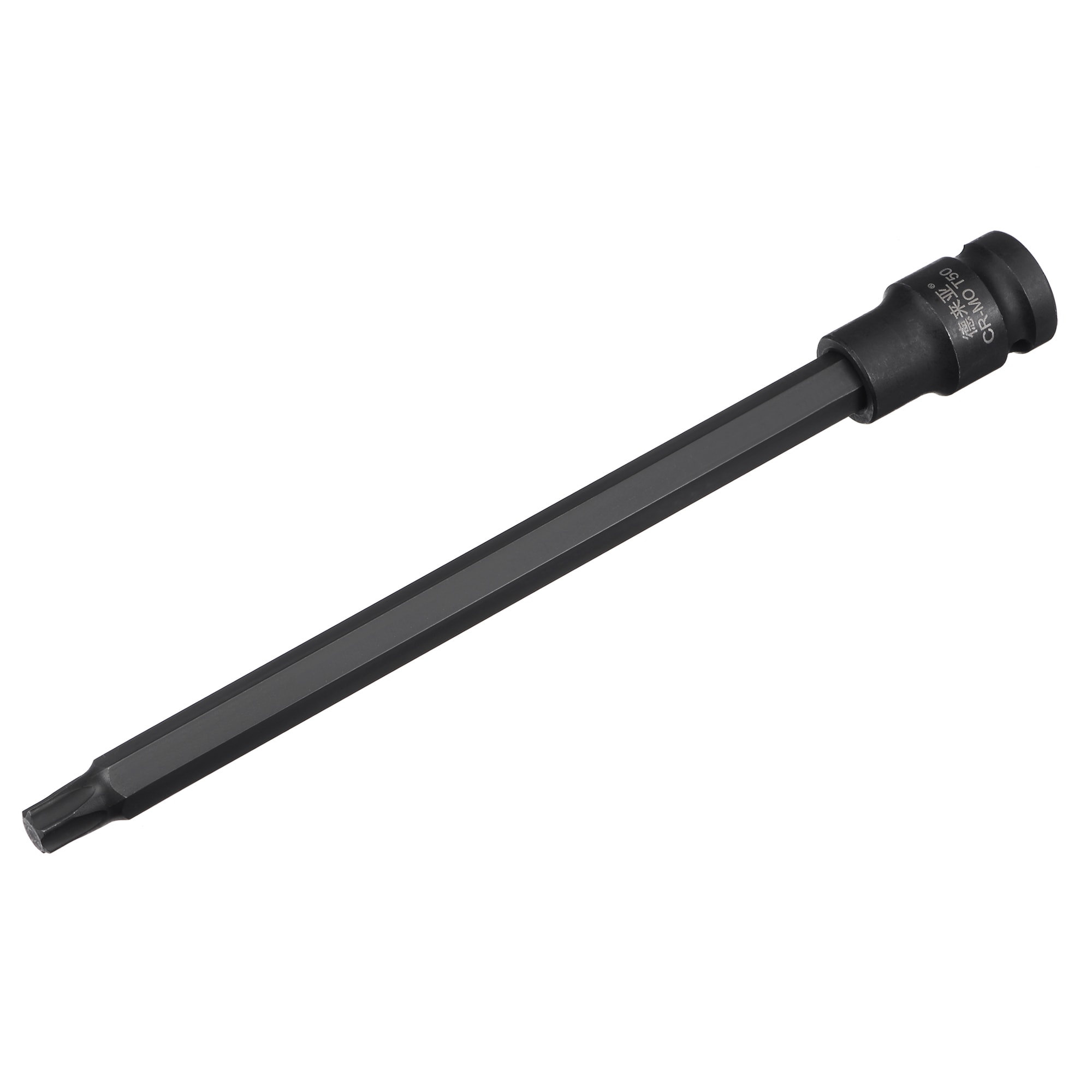 Unique Bargains 1/2inch Drive x T50 Torx Bit Socket S2 Steel Bits Cr-Mo Sockets 8inch Length (For Hand Use Only) #S25092300UX2551