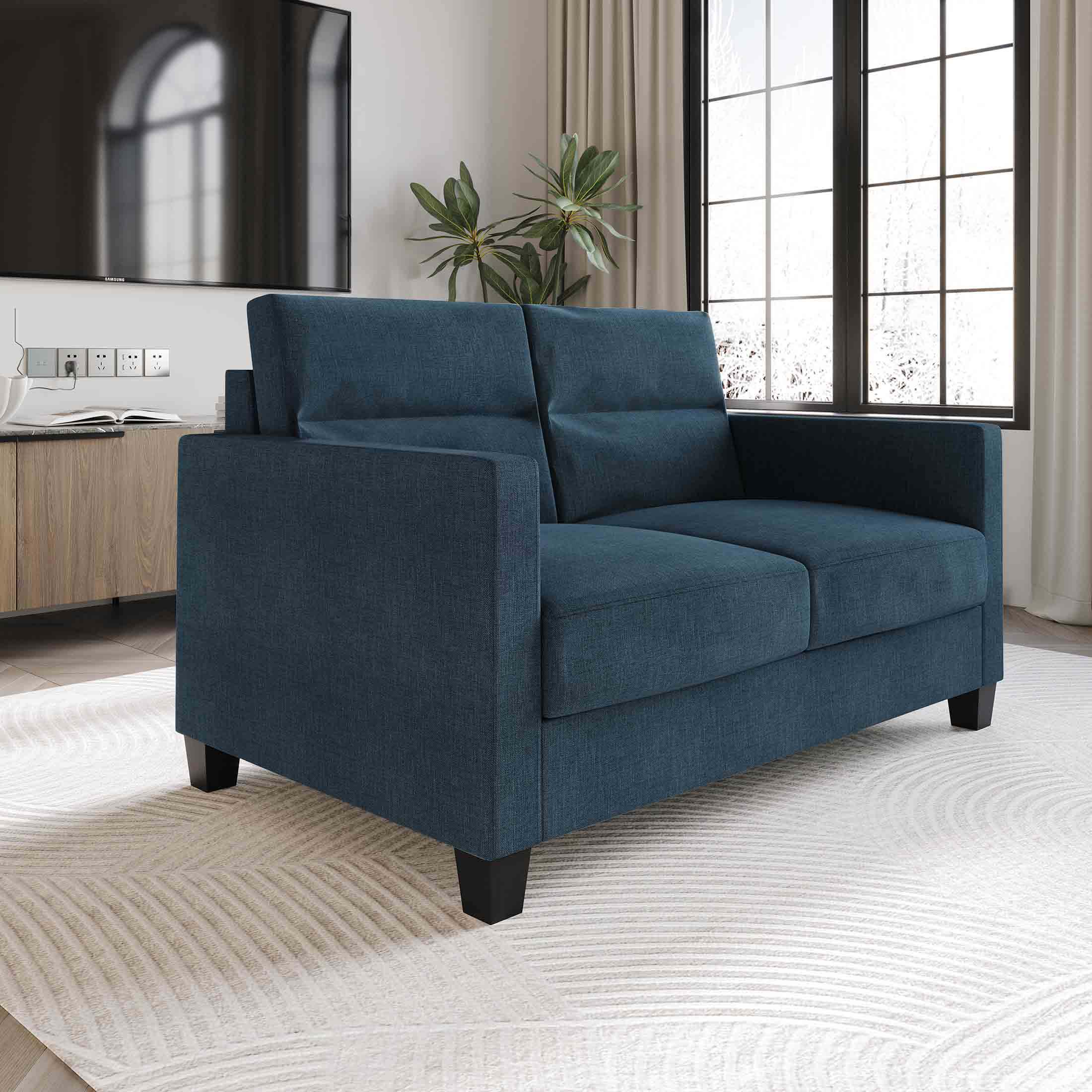 ChaletPosh C377LS-BL-LN Sofas-Loveseats - View #2