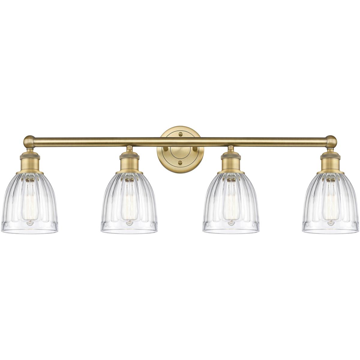 Innovations Lighting - 616-4W-BB-G442 Brookfield Bathroom Vanity Light Brushed Brass