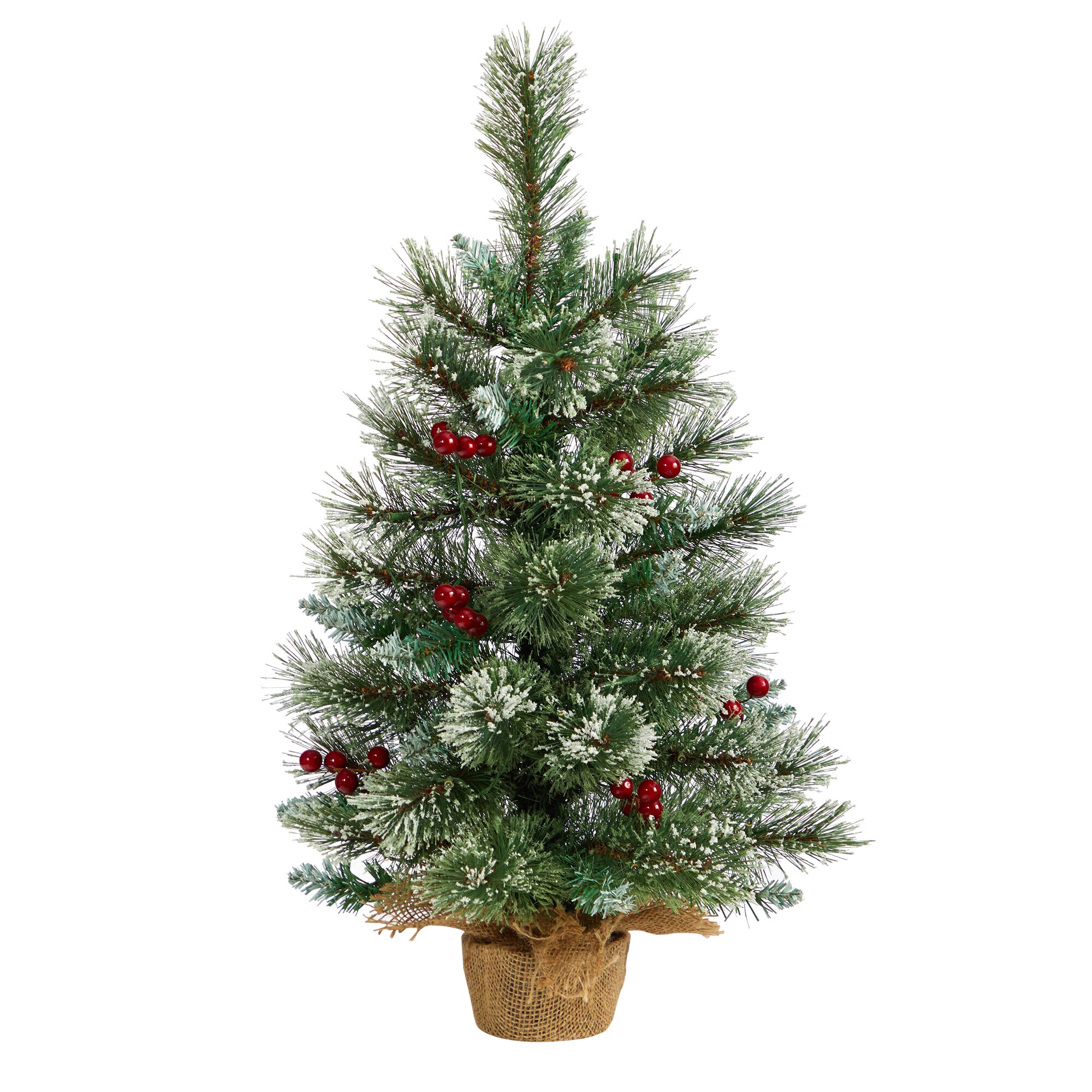 Pre-Lit Frosted Artificial Scotch Pine Christmas Tree w/ Metal Stand – Best  Choice Products