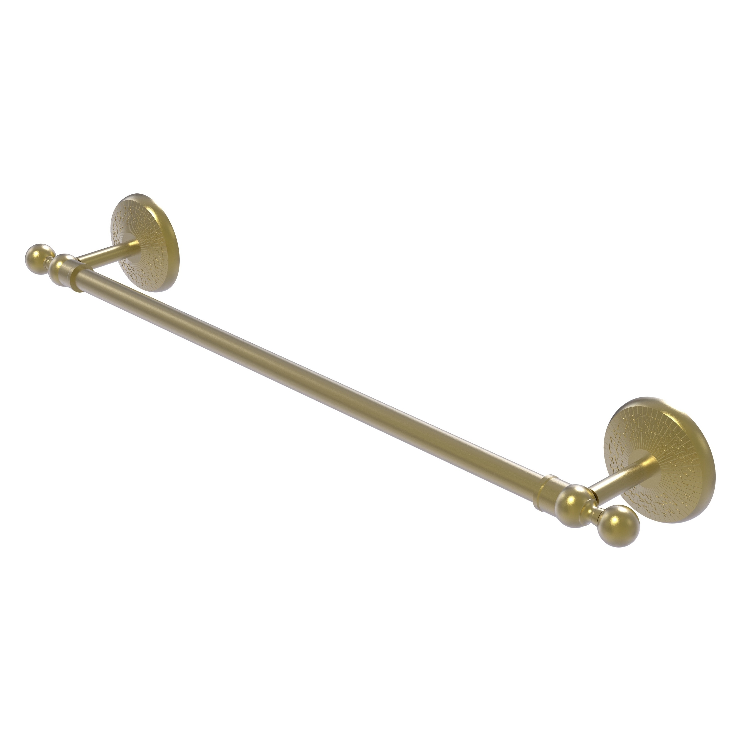Allied Brass MC-41/36-SBR Monte Carlo 36-in Satin Brass Wall mount Single Towel Bar
