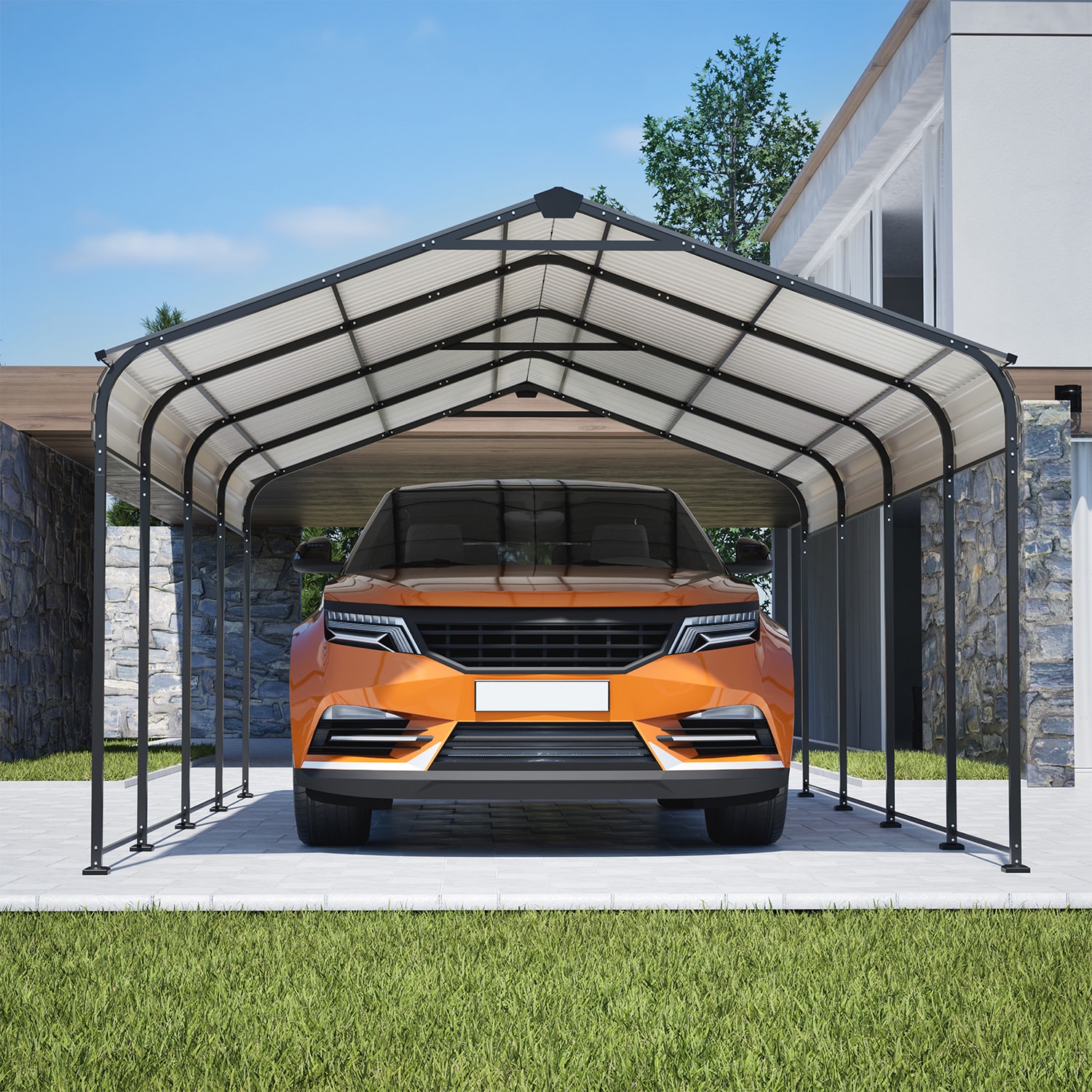 GZMR GM-QFW-00005 Carport-Covers - View #3