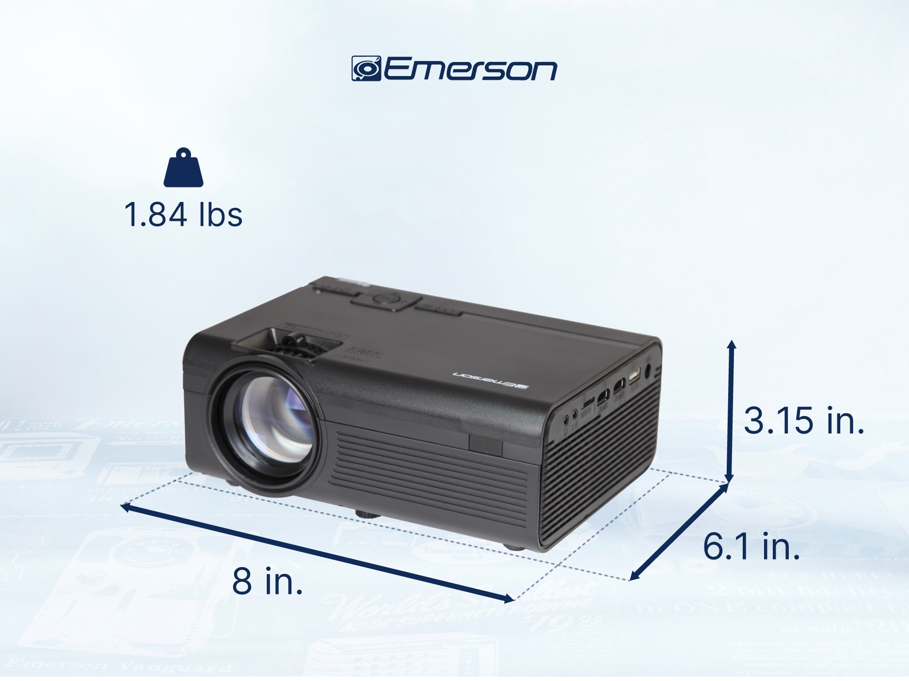Emerson EVP-1000 projectors - View #3