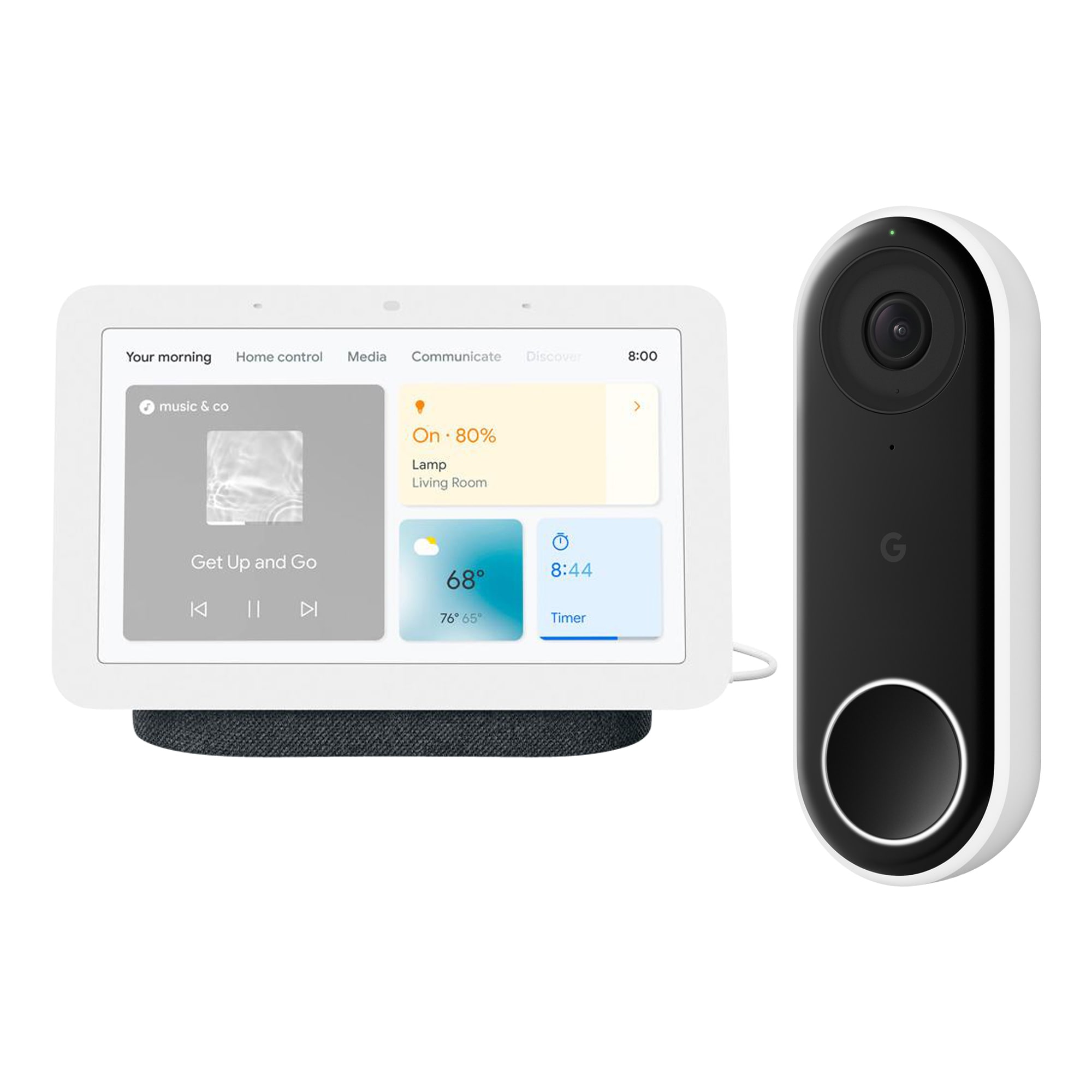 Google home hub store nest hello bundle