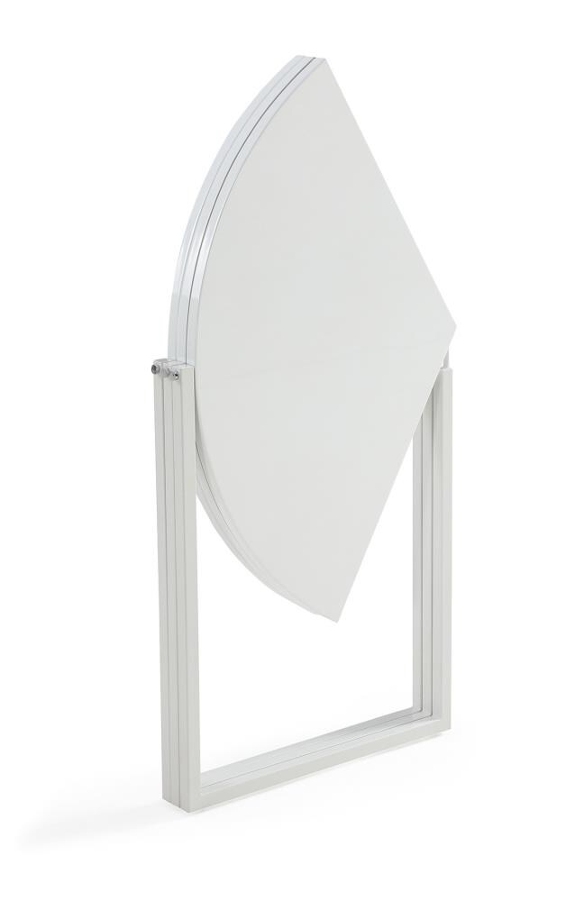 Chintaly Imports 8389-DT-FLD-WHT Dining-Tables - View #6