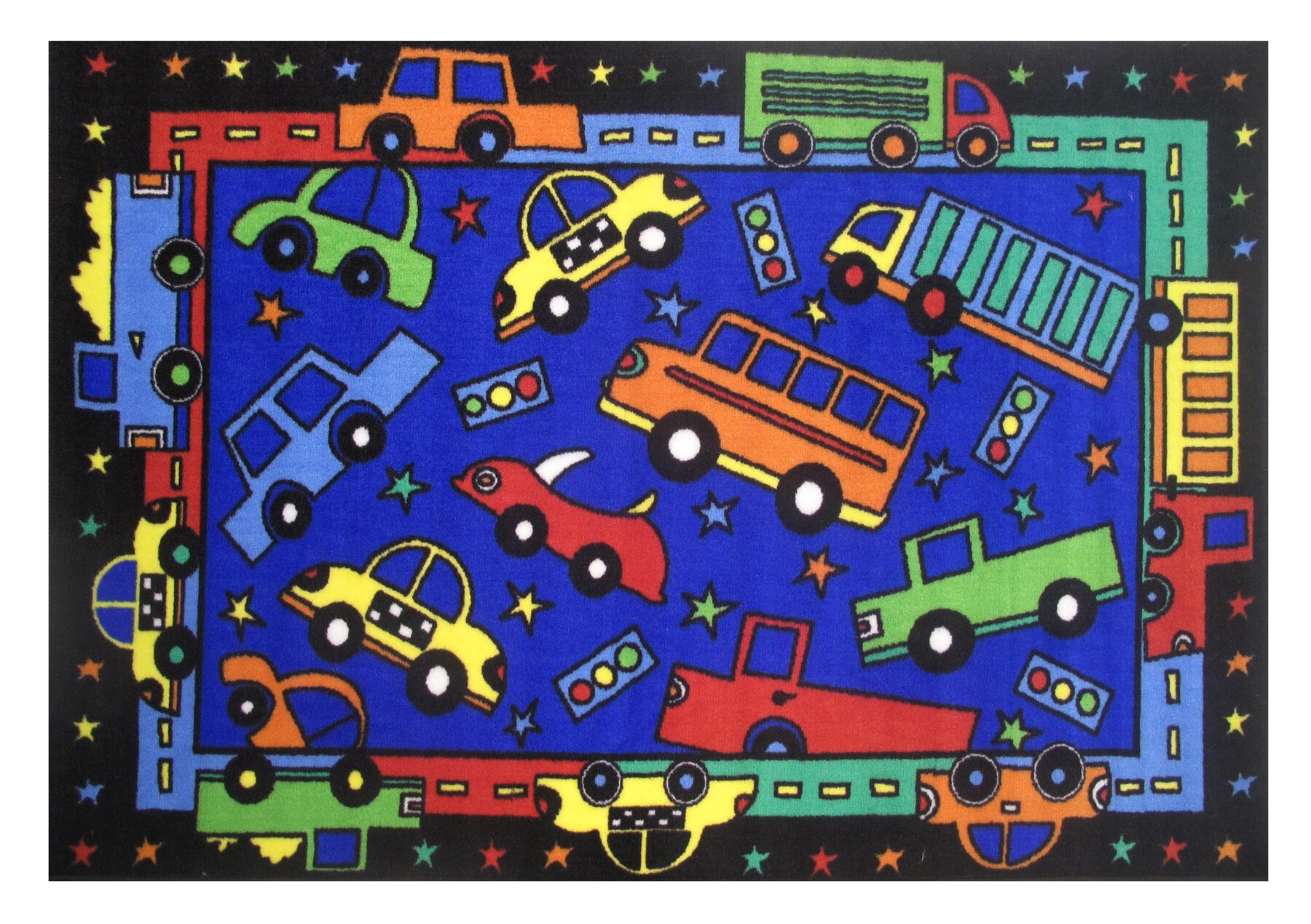 Fun Rugs FT-38 3958 Fun Time 3 x 4 Multi-color Indoor Area Rug