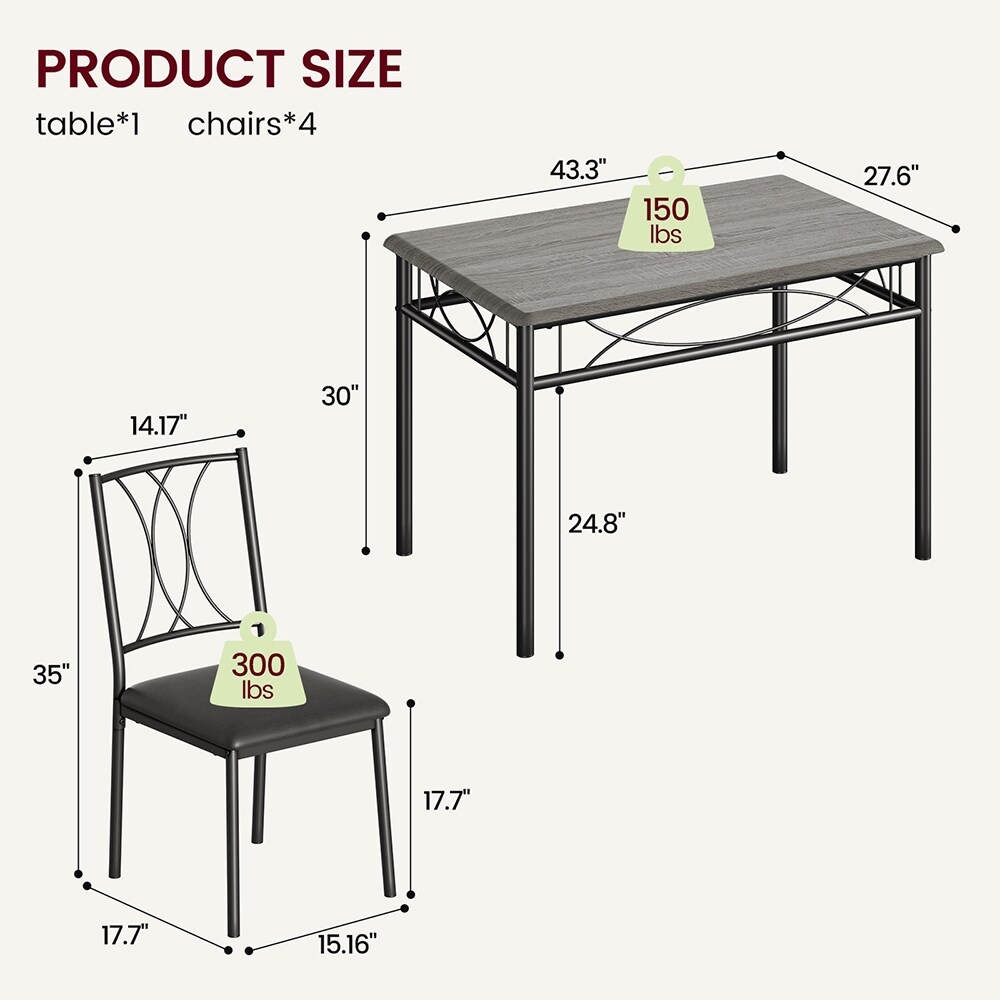 WhizMax XSN-PHO-0X725-GR Dining-Tables - View #2