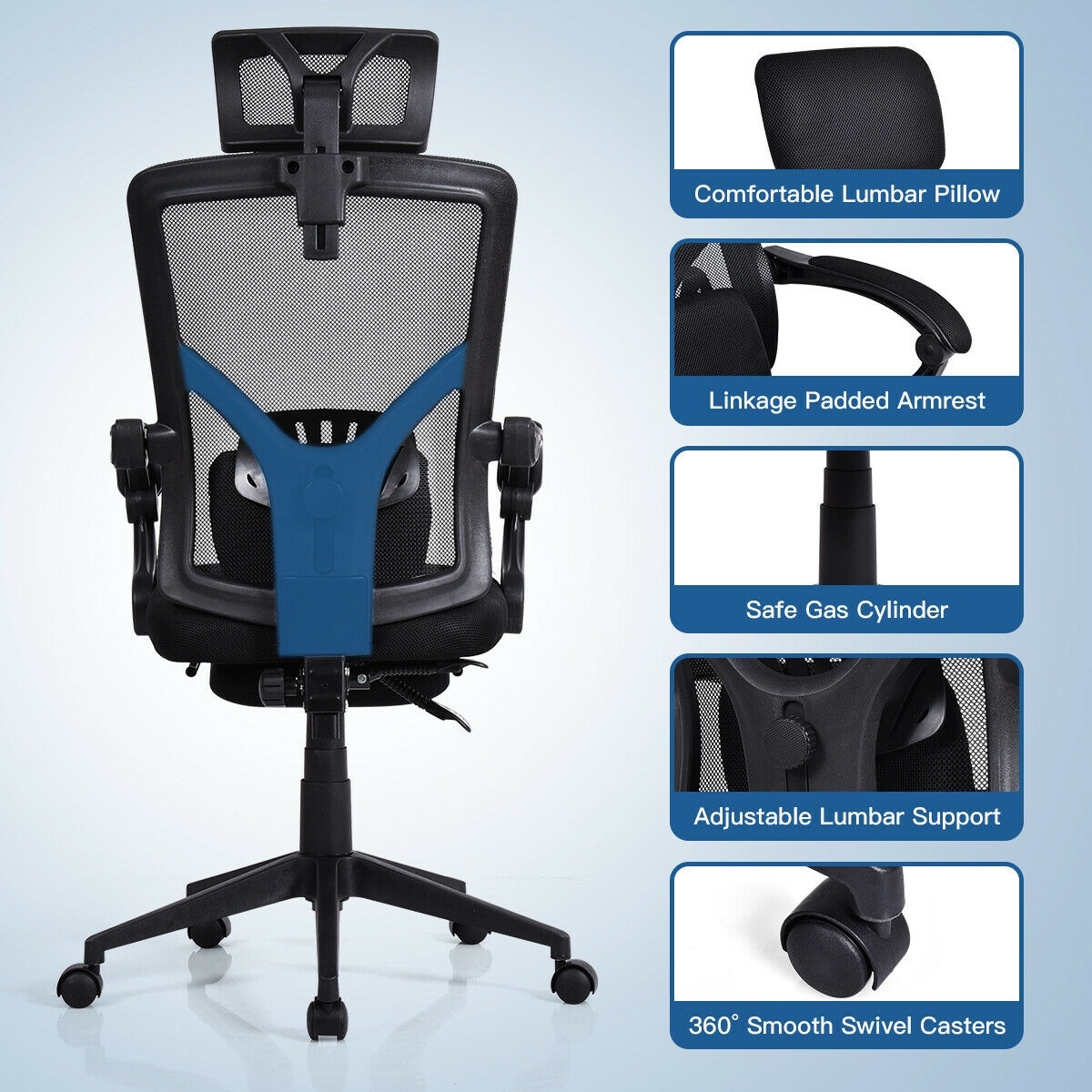 Statesville ergonomic 2024 mesh office chair