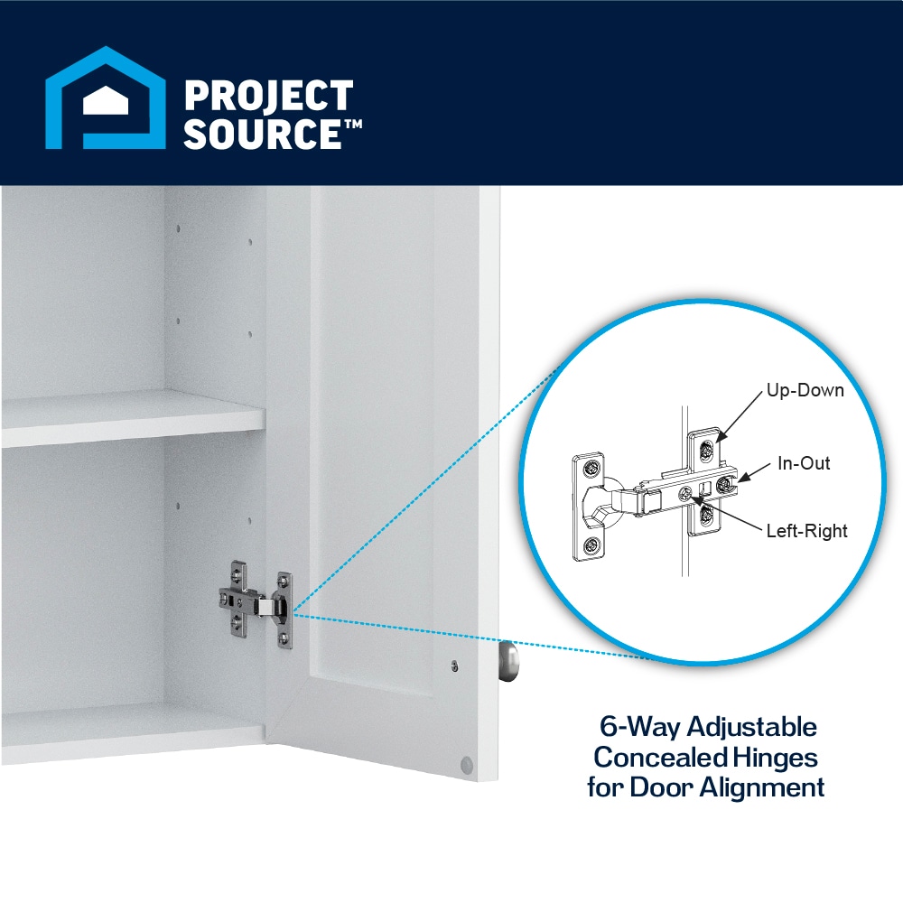 Project Source TTEW19 Bathroom-Wall-Cabinets - View #7