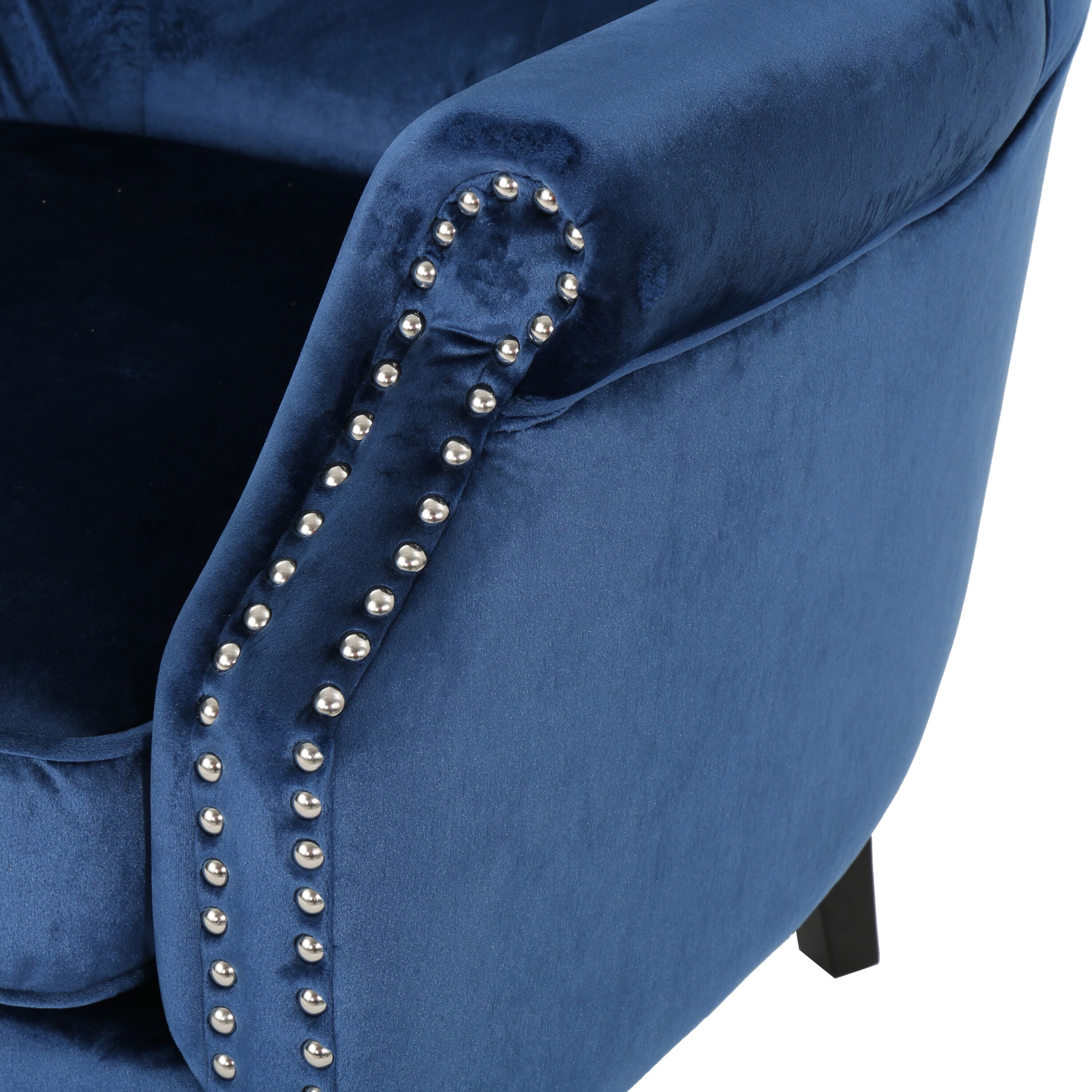 Tomlin velvet club discount chair