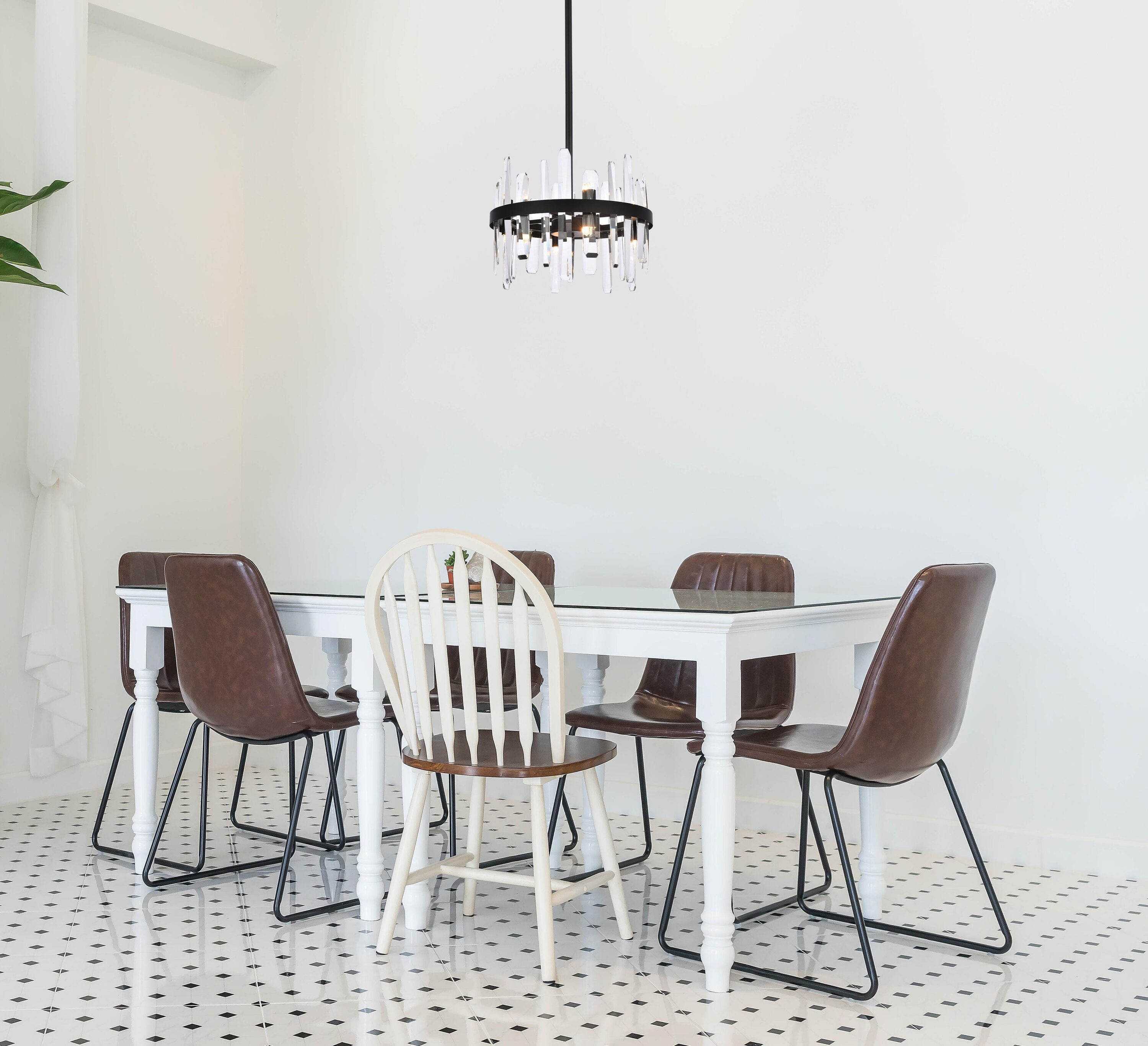 Elegant Decor HF6600D16BK Pendant-Lights - View #8