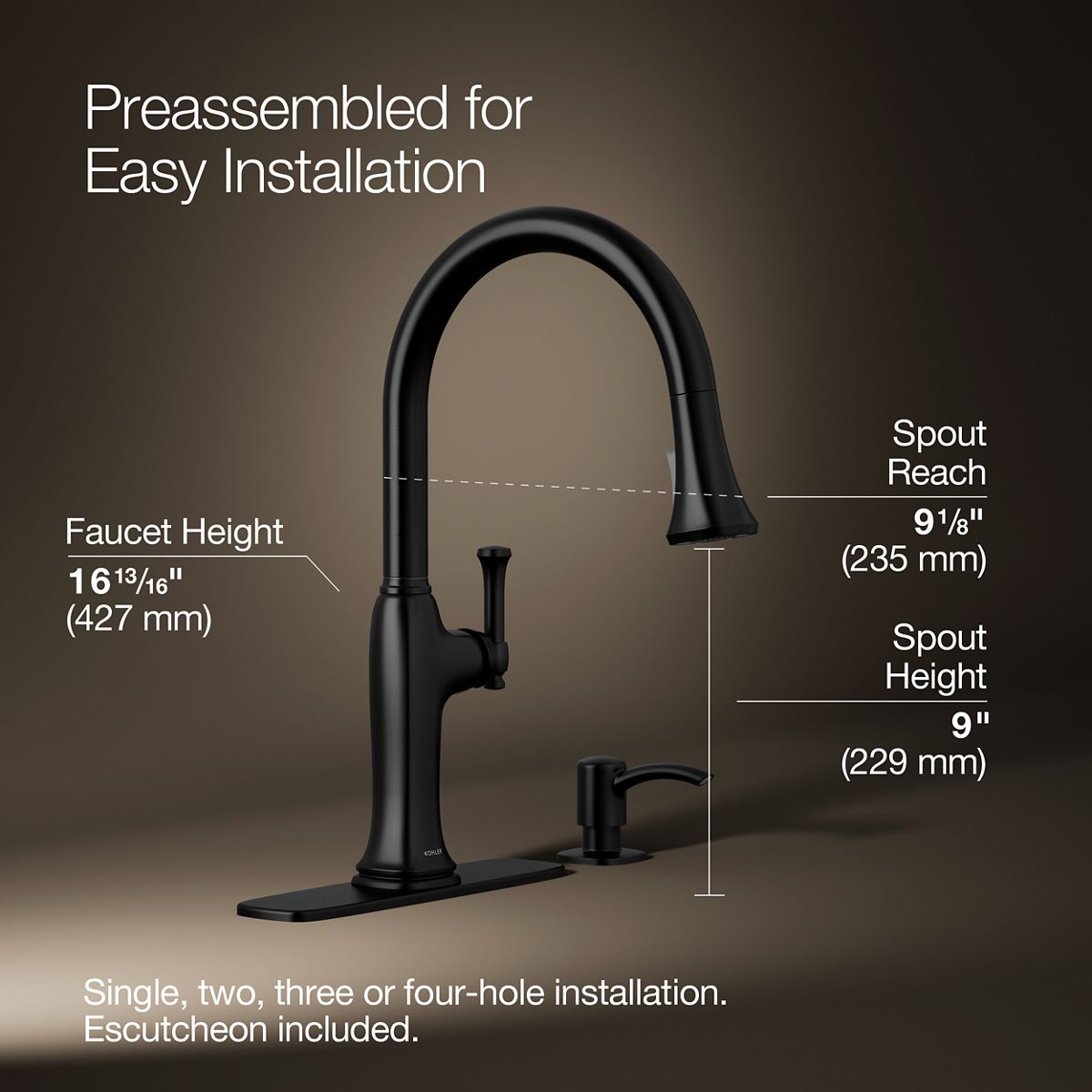 KOHLER R33393-SD-BL Kitchen-Faucets - View #3