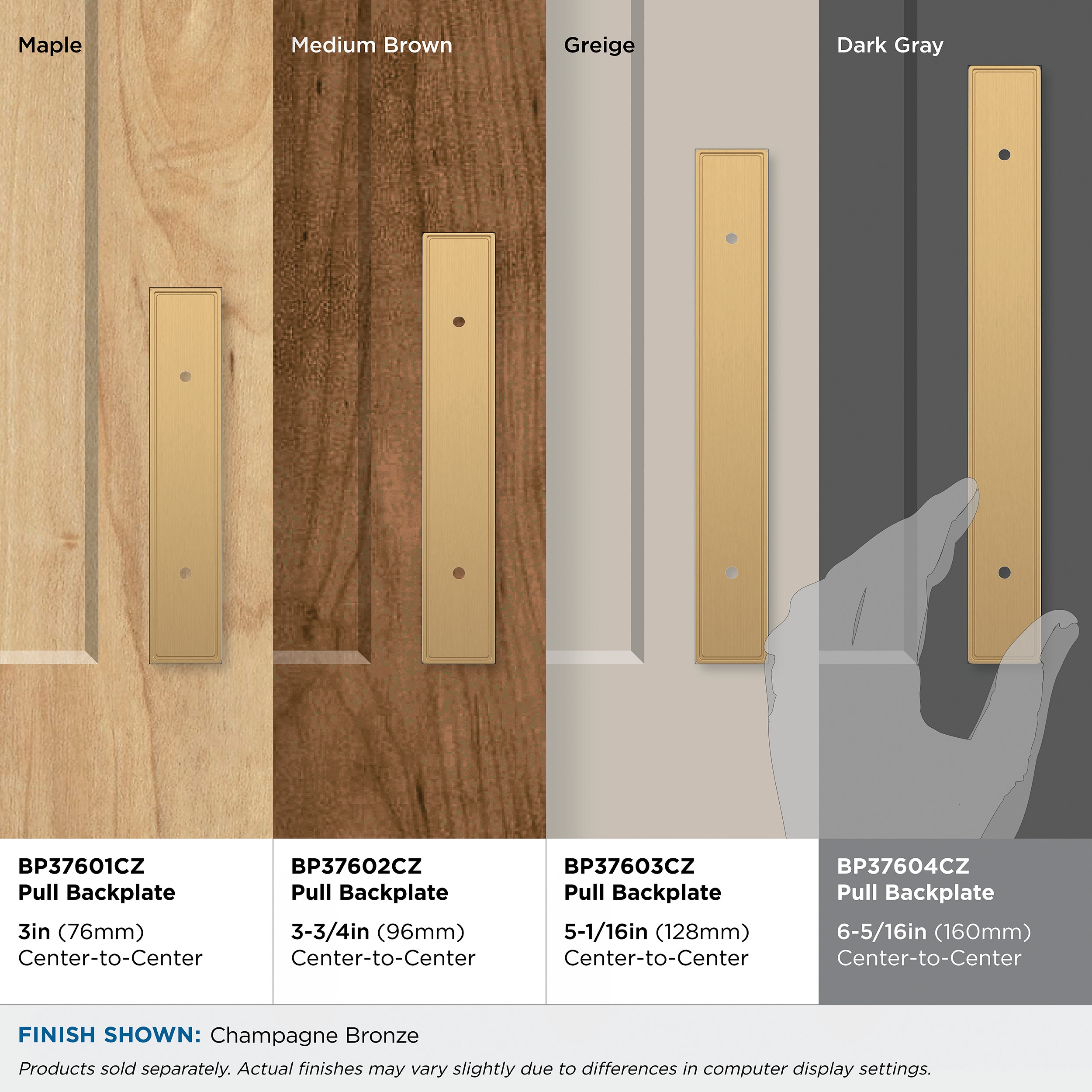 Amerock BP37604CZ Drawer-Hardware - View #6
