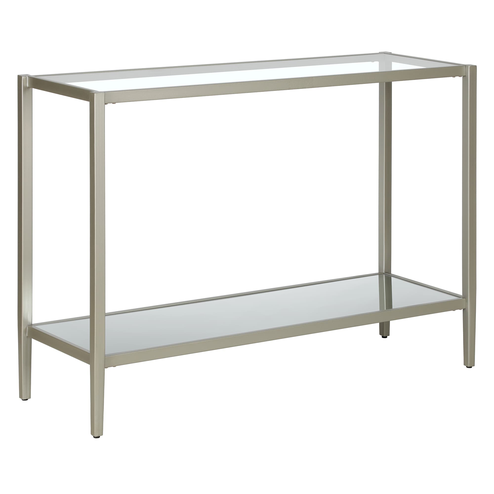 Hailey Home AT1619 Hera Modern Satin Nickel Console Table