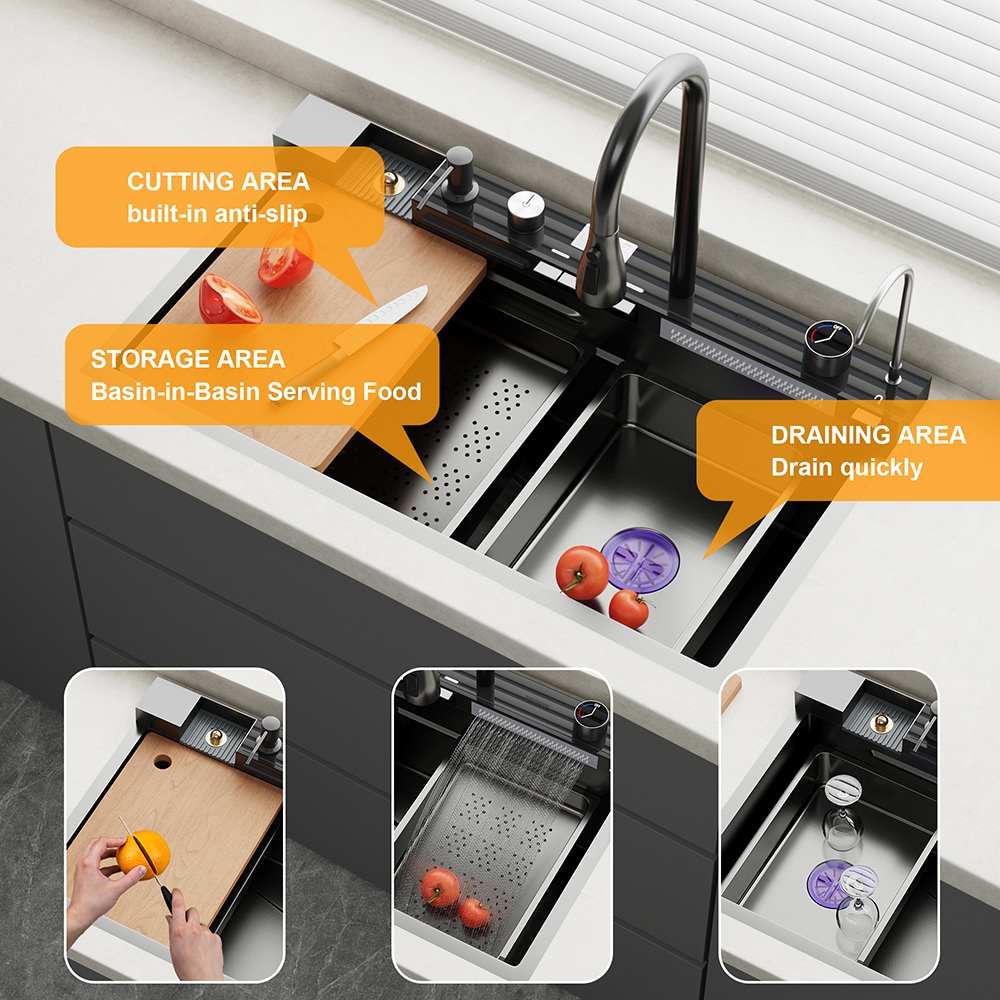 Homsee C-KF210310-01 Kitchen-Sinks - View #6