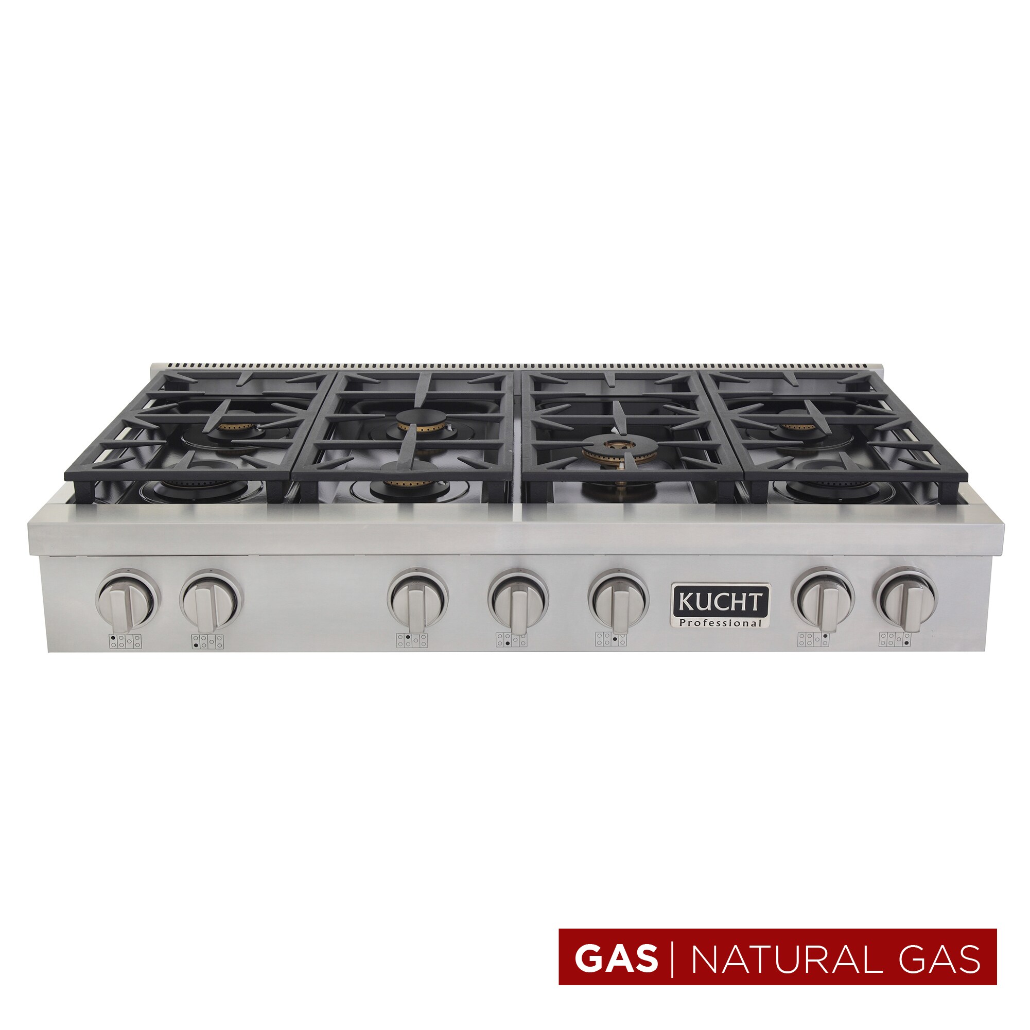 Kucht KFX489T-S 48-in 7 burners Stainless steel Gas Cooktop