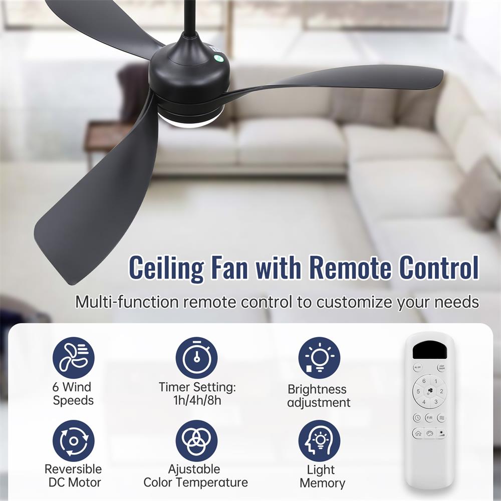 Sofucor LW-52K103-BK-DC Ceiling-Fans - View #12