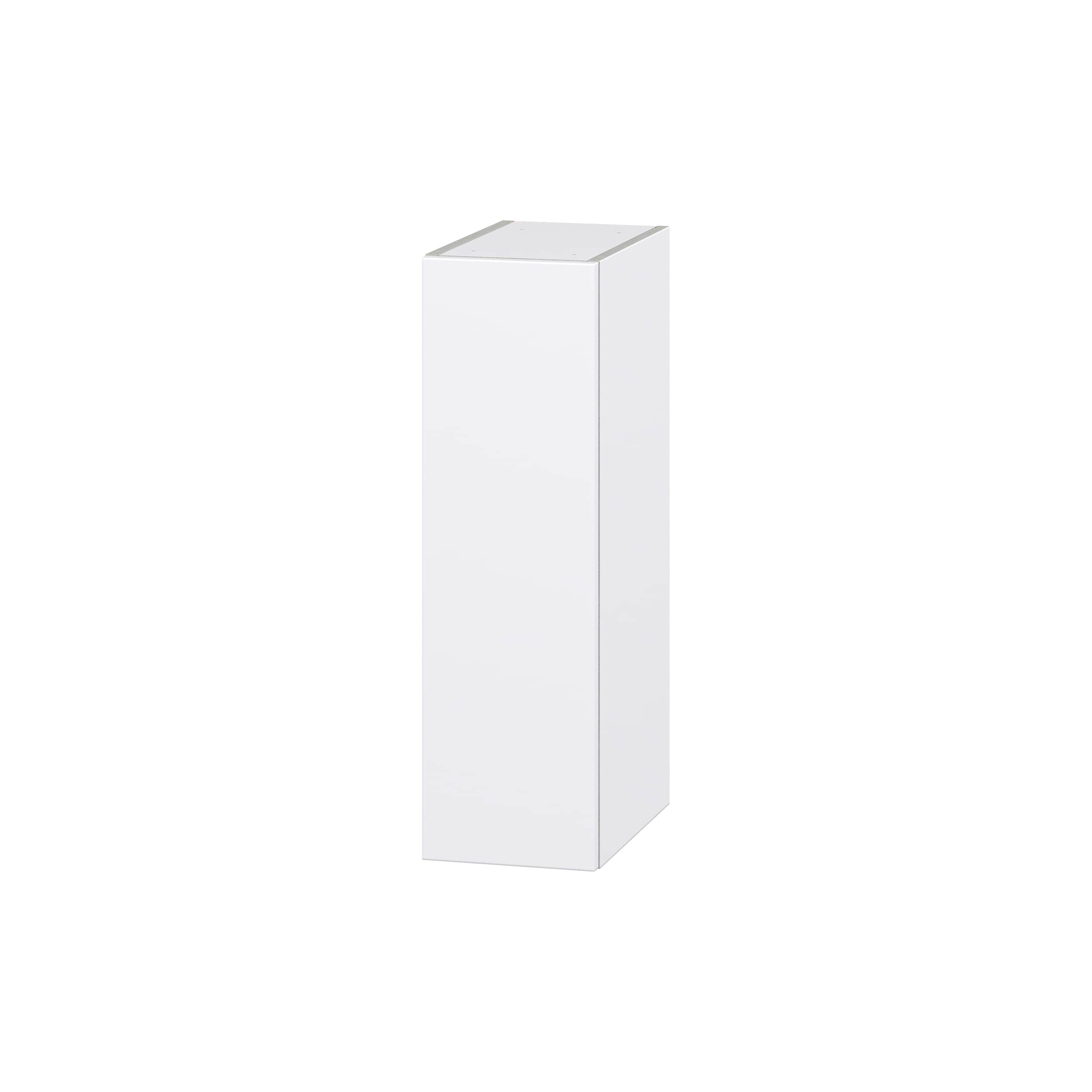 Hugo&Borg DSW930(L/R)-LA Lasalle 9-in W x 30-in H x 14-in D Bright White Slab Wall Fully assembled Cabinet (Flat Panel Slab)