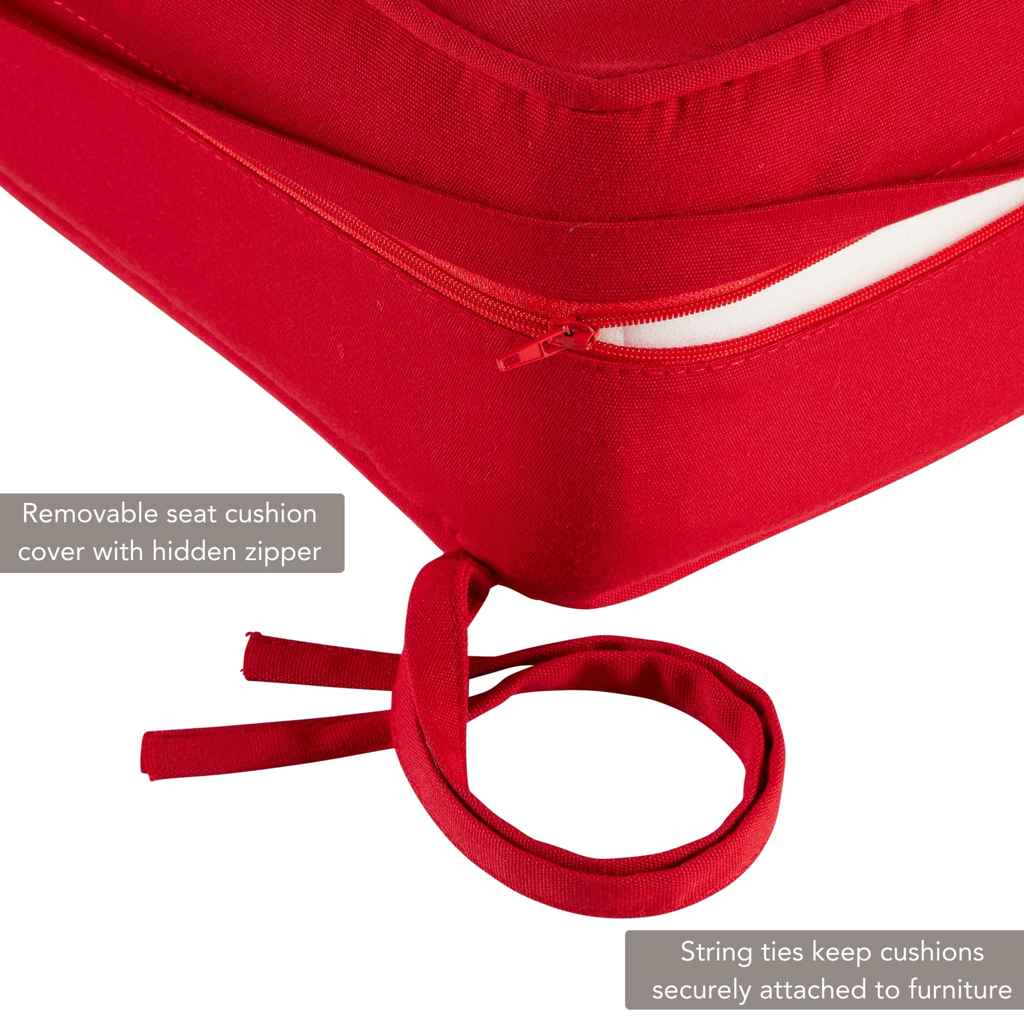 Greendale Home Fashions SC7830-JOCKEYRED Patio-Furniture-Cushions - View #3
