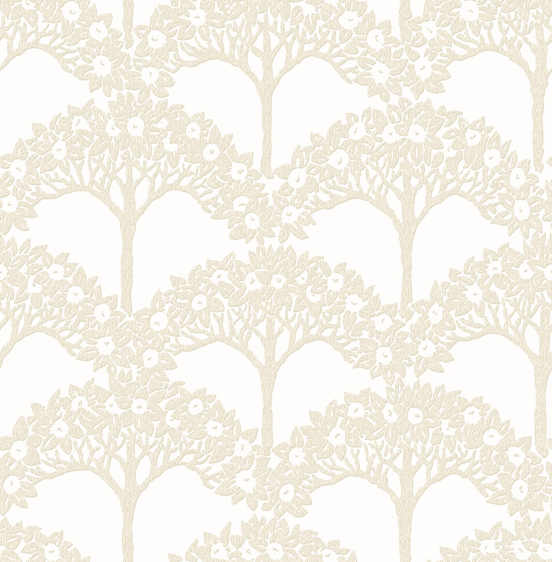 A-Street Prints 2970-26113 Revival 56.4-Sq. Feet Neutral Non-woven Textured Ivy/Vines 3D Unpasted Wallpaper