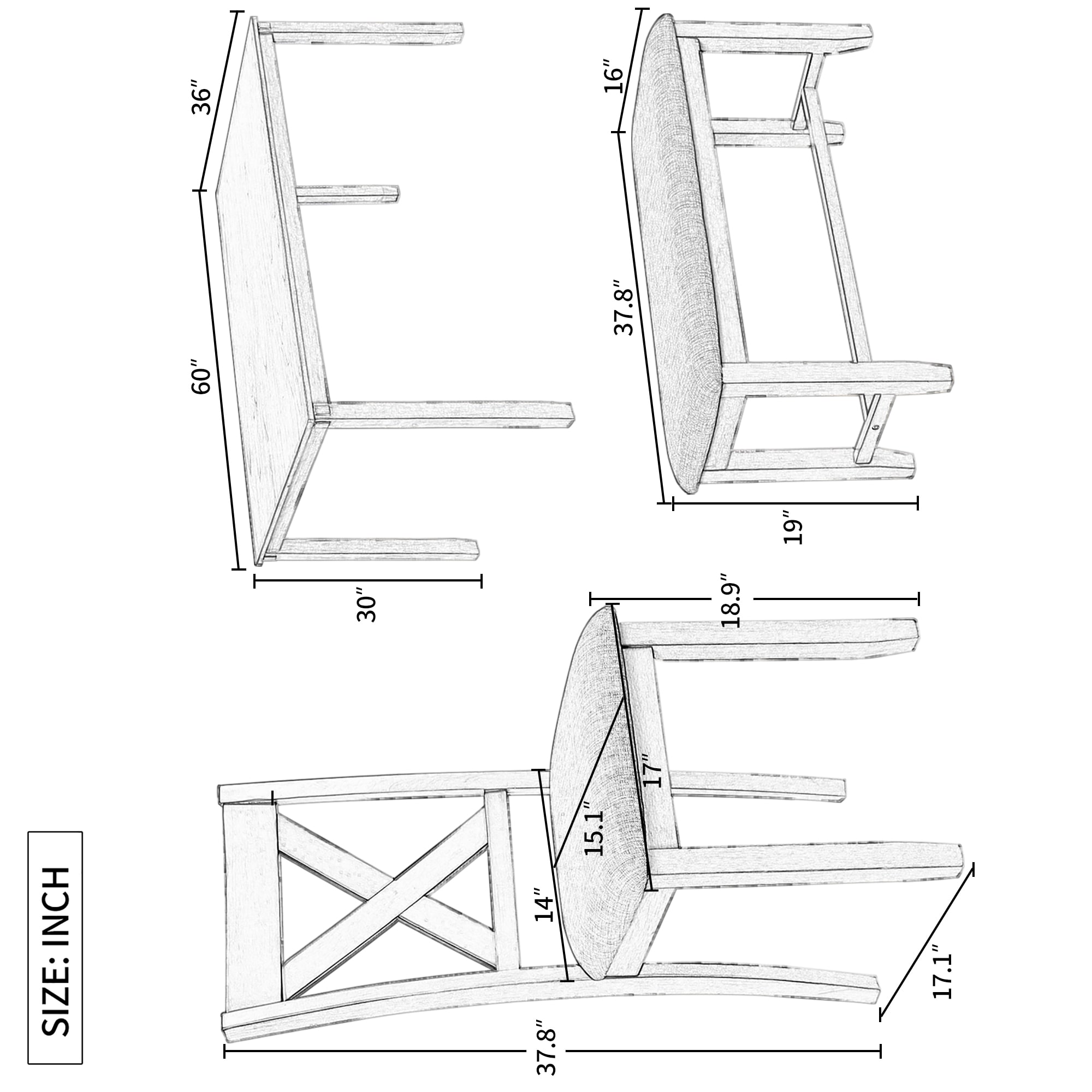 JANSNO DKSELL017 Dining-Sets - View #2