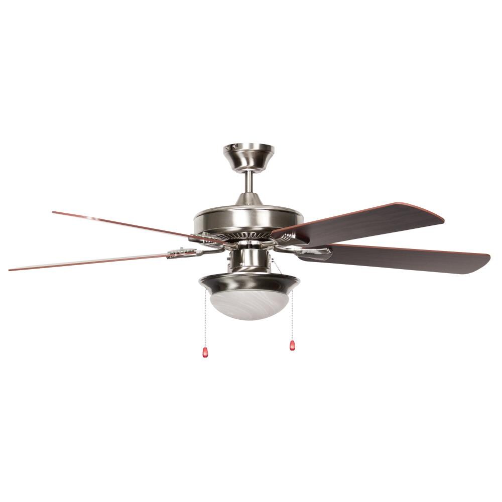 Concord 52HEF5ST-LED-QC Heritage Fusion 52-in Stainless Steel Integrated LED Indoor Ceiling Fan with Light (5-Blade)