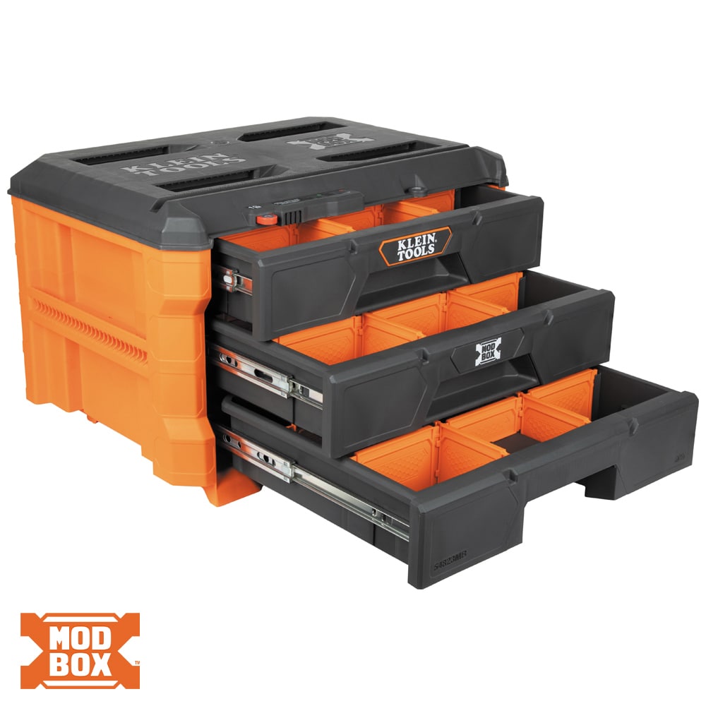 FLEX STACK PACK 15.1-in W x 16.3-in H x 16.8-in D 3-Drawer Gray Polypropylene Tool Box FS1105 Sansujyuku sansujyuku.com