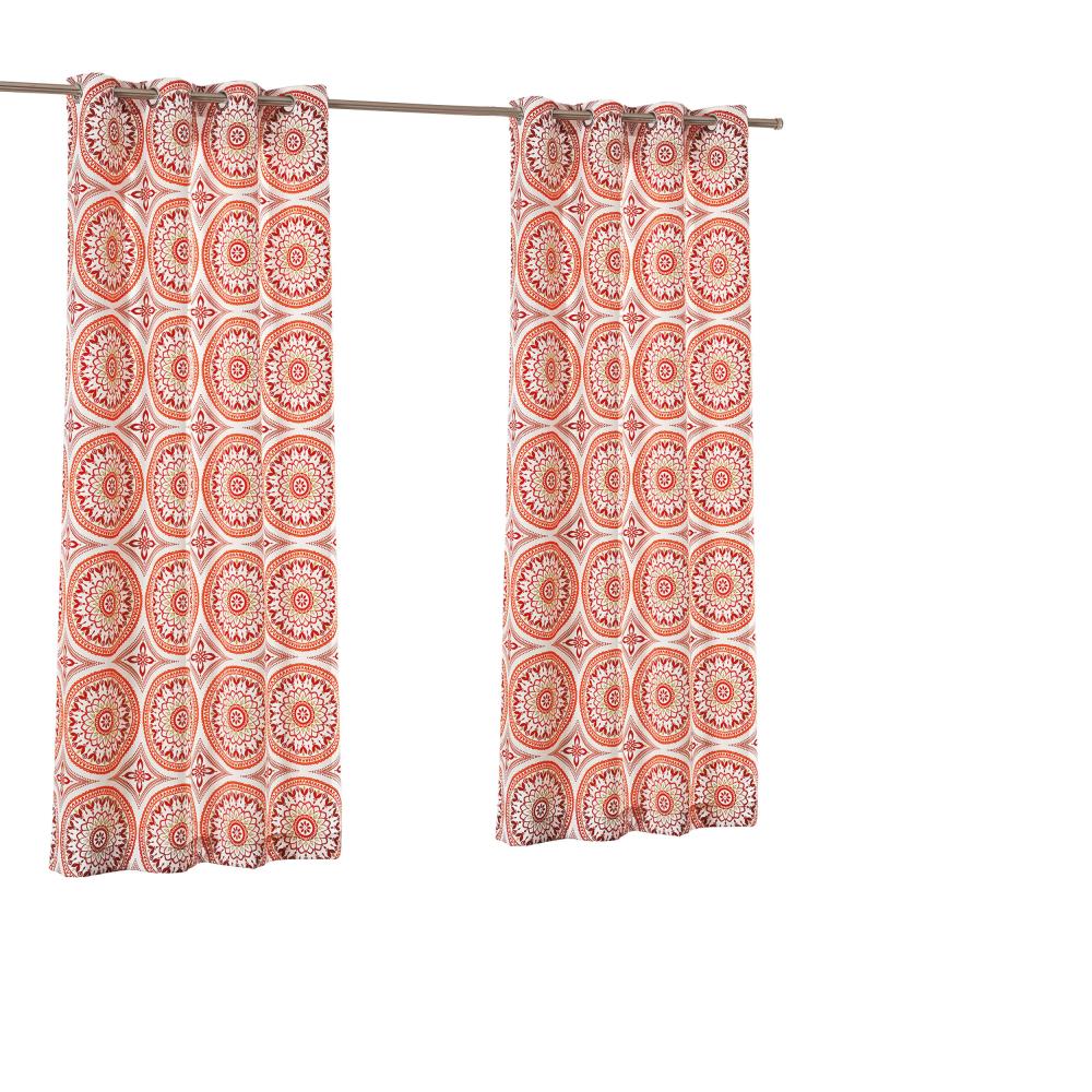 PARASOL 15934052084SPC 84-in Spice Polyester Light Filtering Grommet Single Curtain Panel