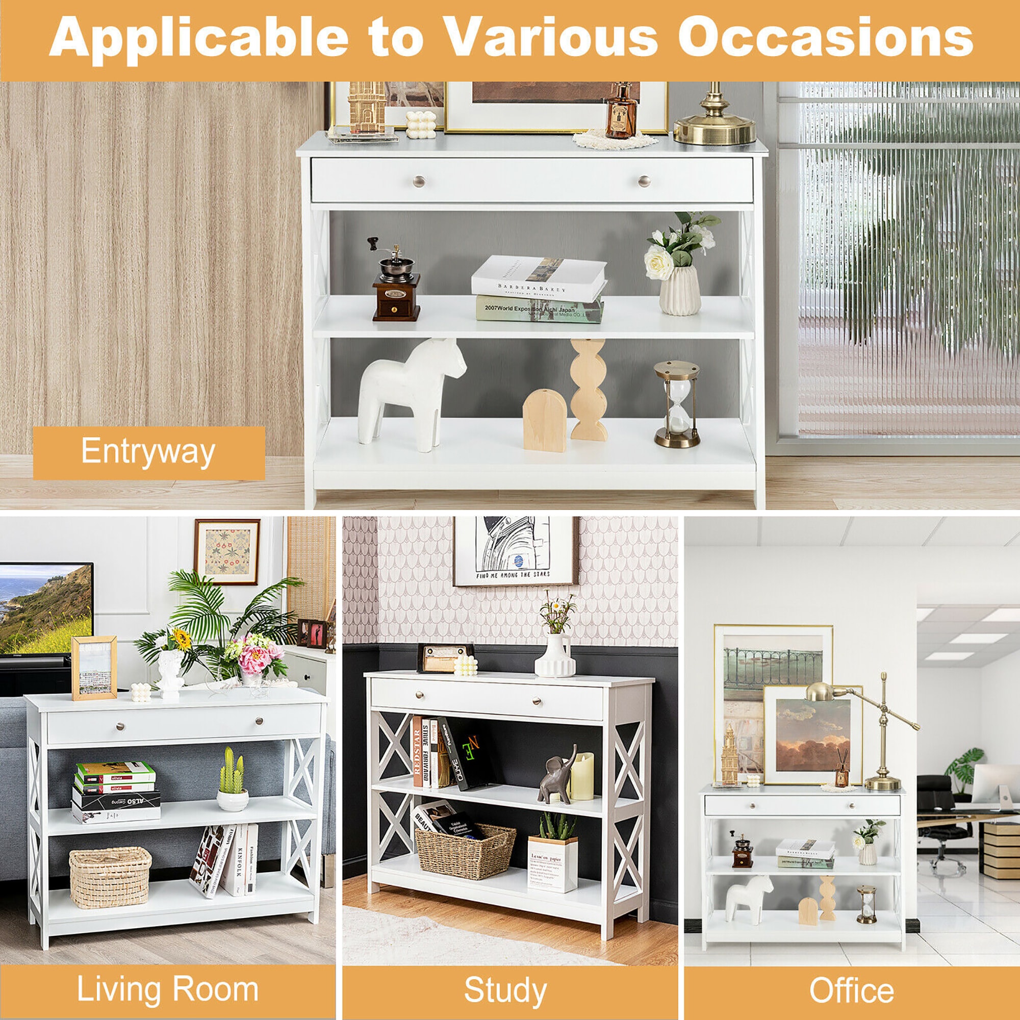 Goplus LWS00381 Console-Sofa-Tables - View #4