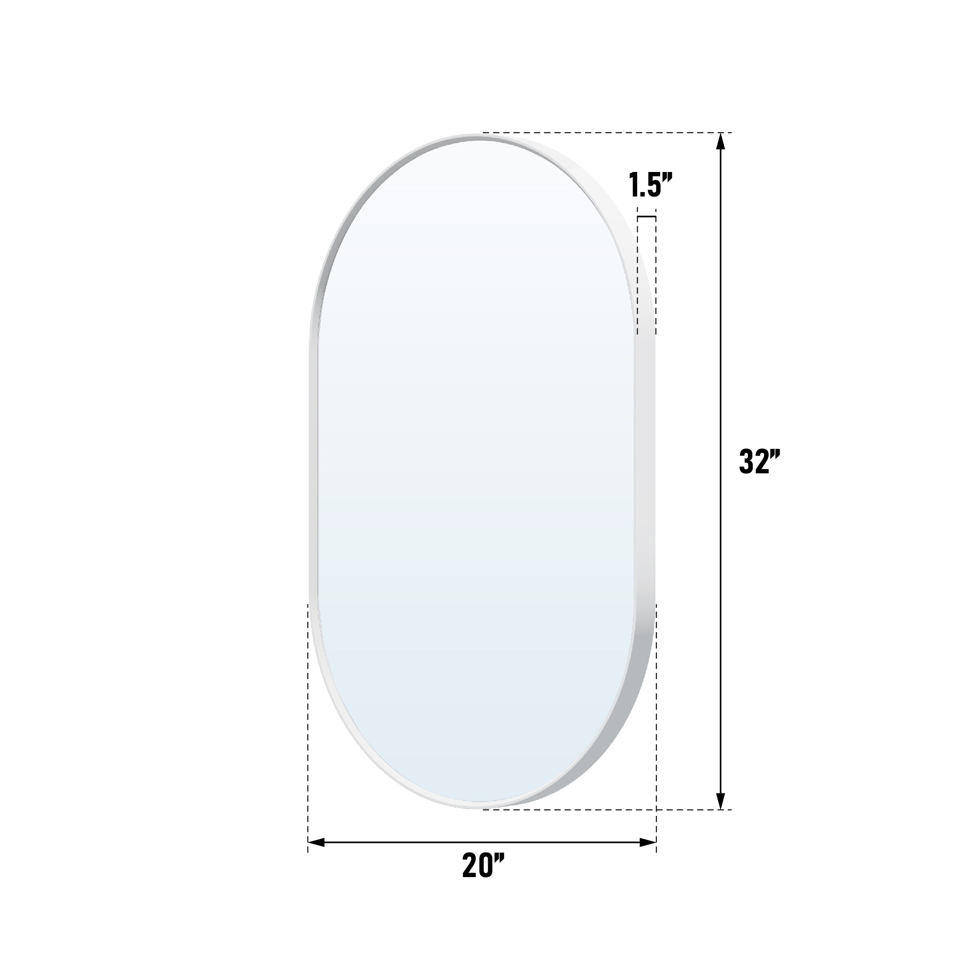 Poinic QZCFM2-2032W Decor-Mirrors - View #5
