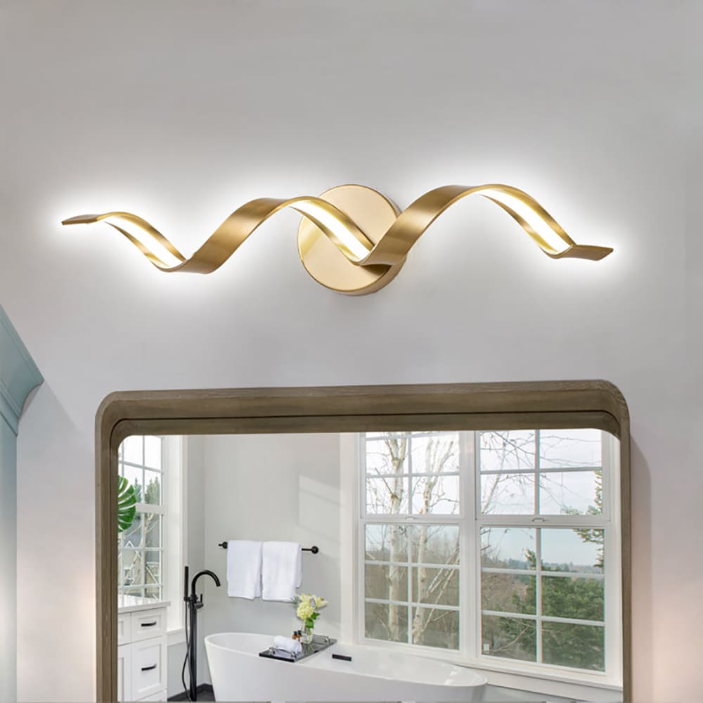 EDISLIVE Y81010000039918 23.6-in 1 -Light Gold Integrated LED Modern/contemporary Vanity light