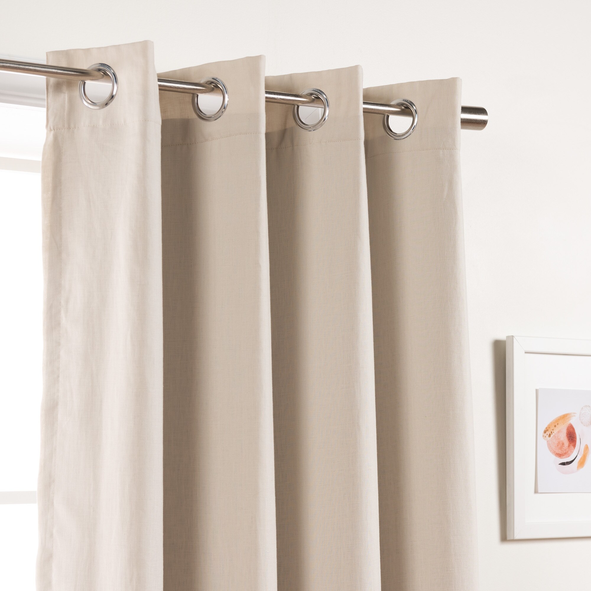 Best Home Fashion YK-05-GS-BO-84-NATUR curtains - View #3