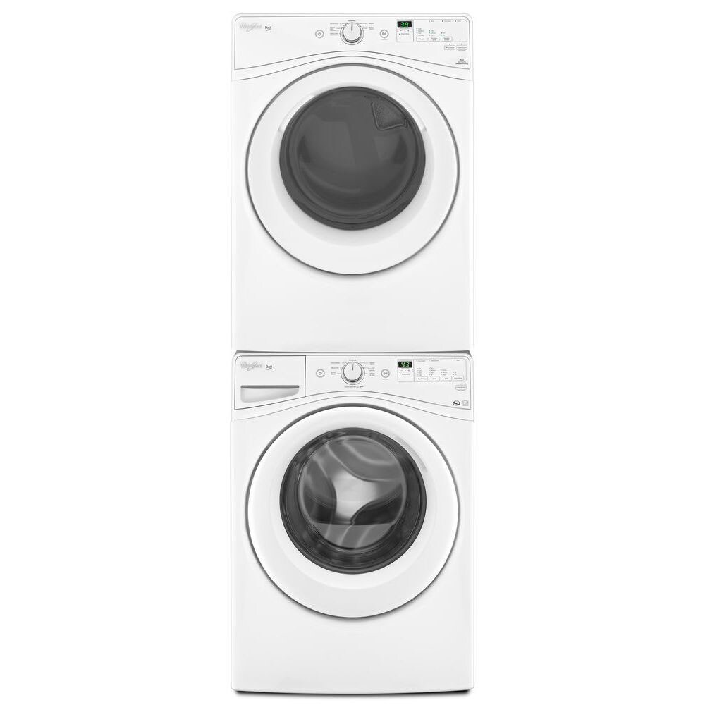 Whirlpool 7.4cu ft Stackable Electric Dryer (White) ENERGY STAR in the