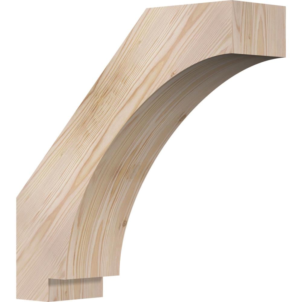 Ekena Millwork BRC06X20X20IMP00SDF 5-1/2-in x 20-in x 20-in Douglas Fir Wood Imperial Smooth Knee Brace