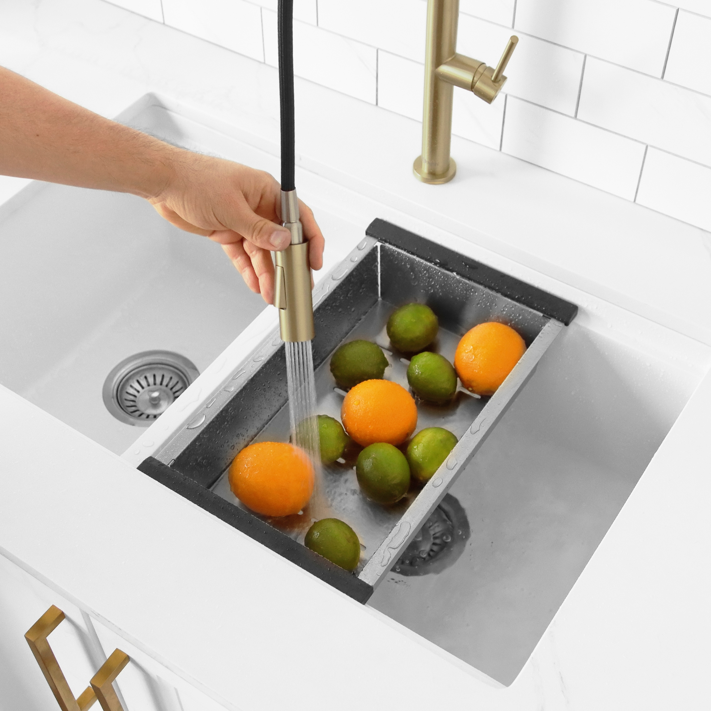 Stylish A-04 Workstation sink colander Kitchen Sink Accessory Kit