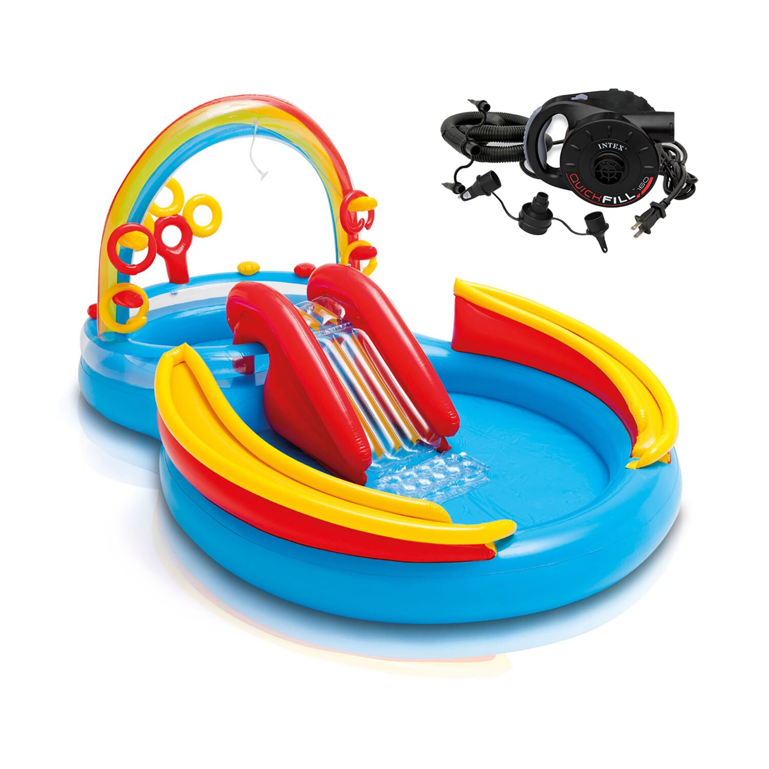 Rainbow kiddie hot sale pool