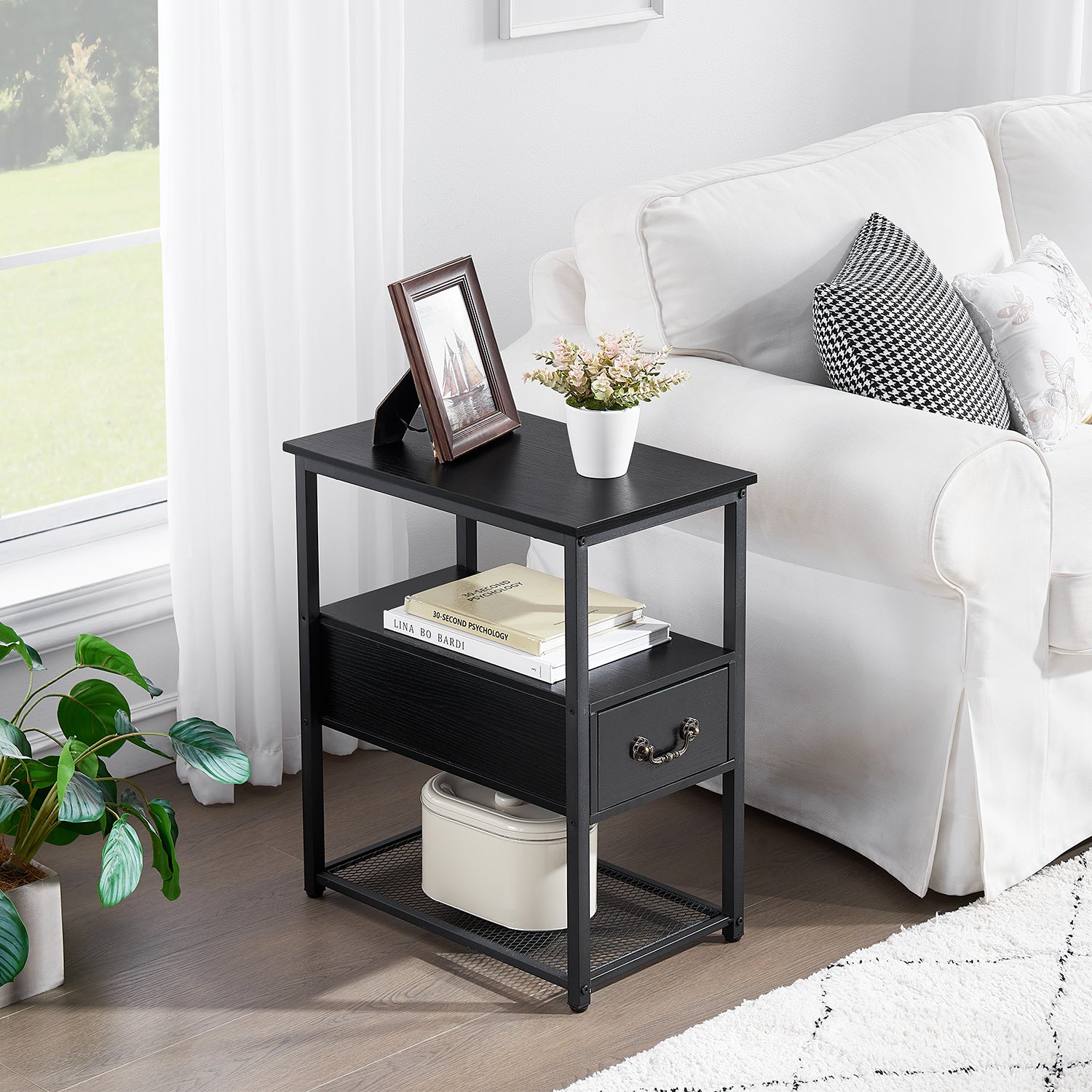 Vecelo LOE-XF-NT04-BLK nightstands - View #2