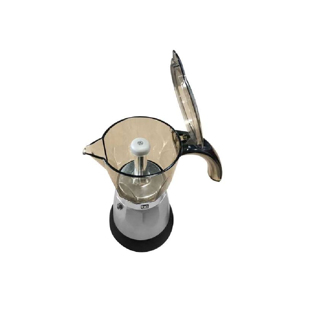 Bene Casa 4 Cup Electric Espresso Maker with Milk Frother 