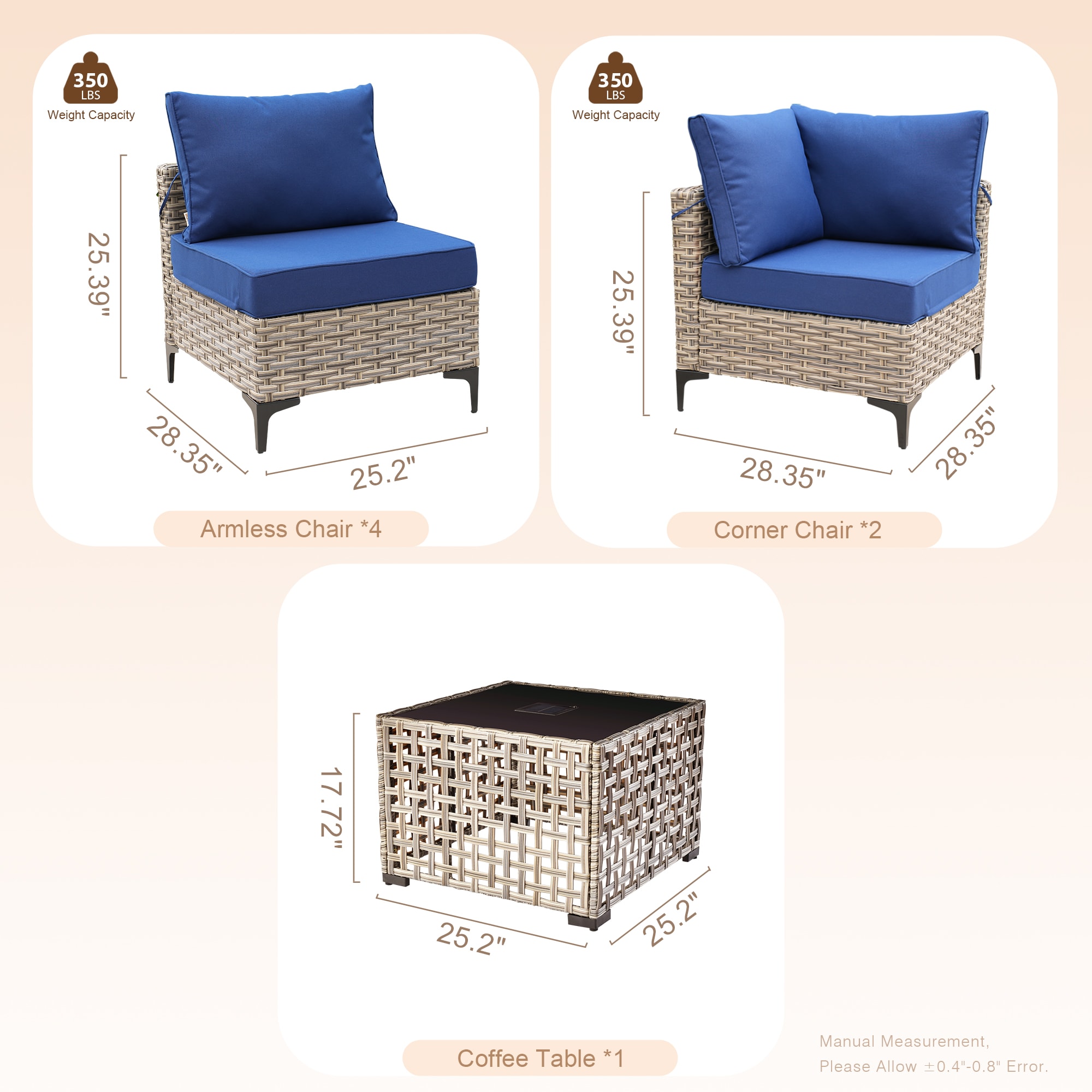 Pouuin SKT707 Patio-Sofas-Daybeds - View #2