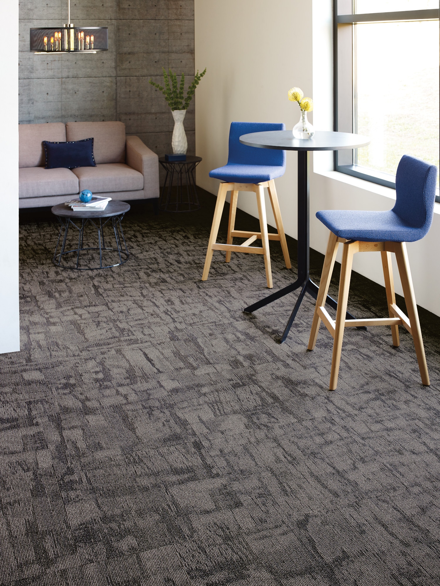 Shaw Crafted 24 In X Create Gray Commercial Adhesive Indoor Carpet Tile 79 99 Sq Ft The Department At Lowes Com