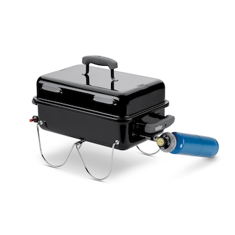 Weber 160-Sq in Black Portable Gas Grill in the Portable Grills Lowes.com