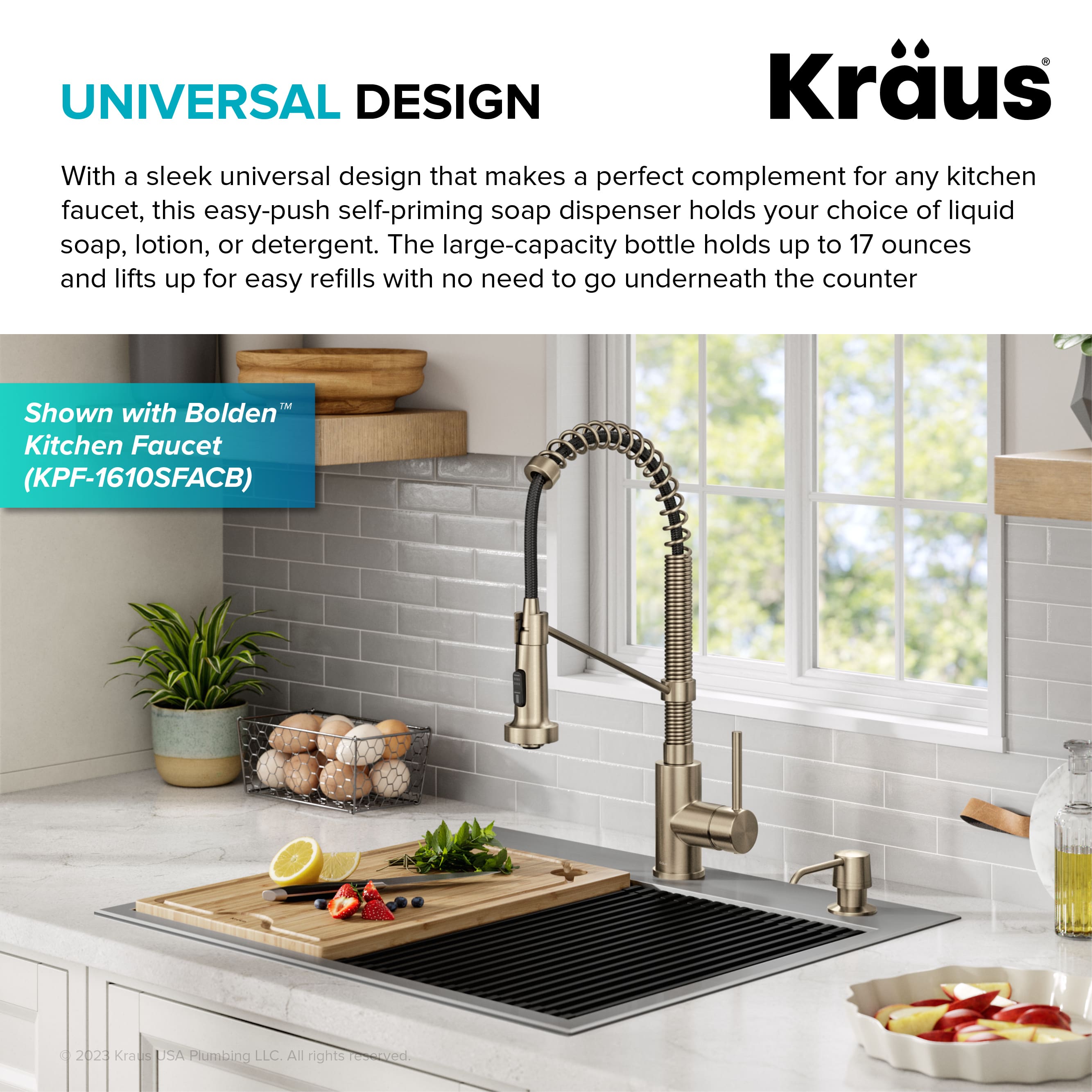 Kraus KSD-31SFACB Soap-Lotion-Dispensers - View #5