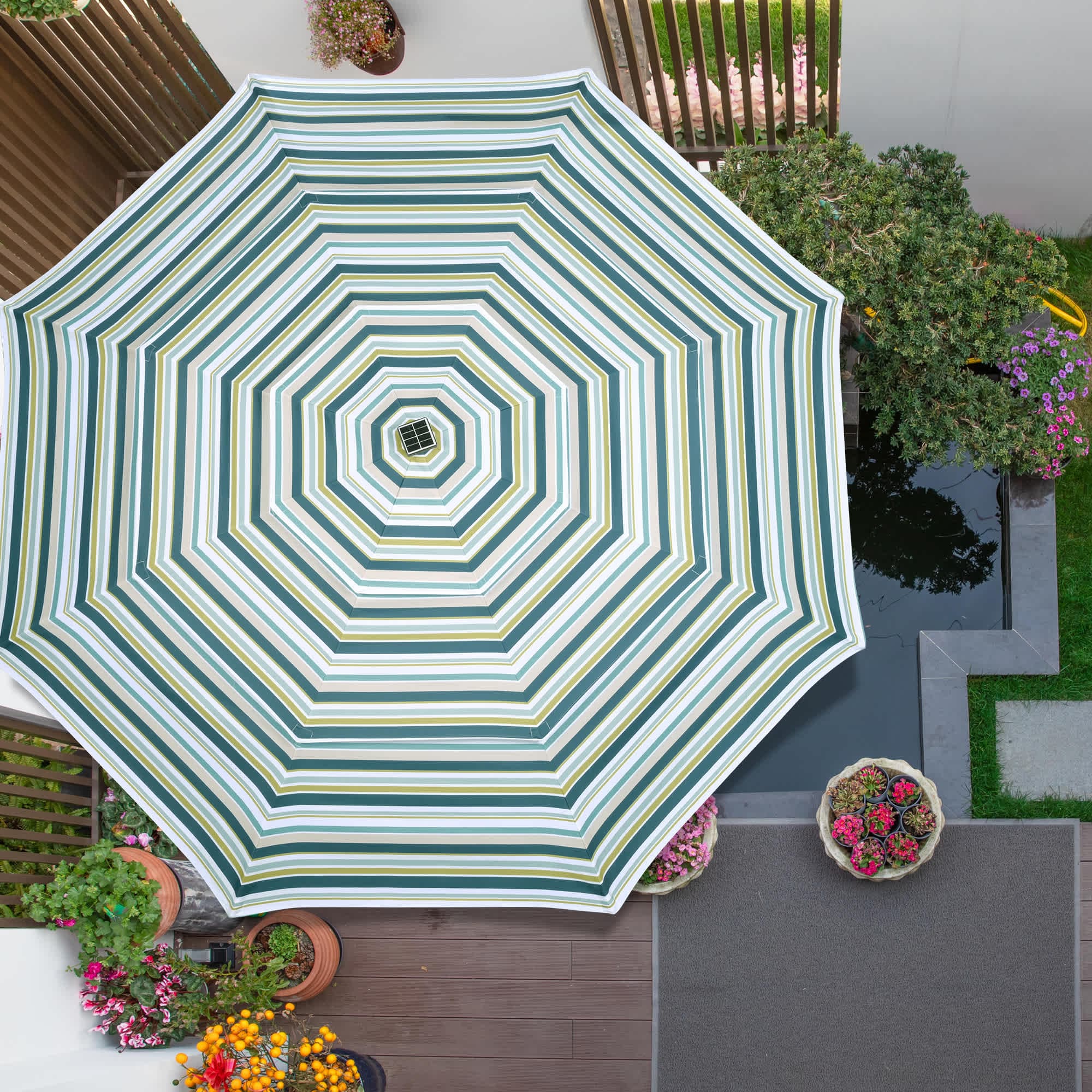 Yescom 07UMC013-10F-STP-LO Umbrellas-3 - View #7