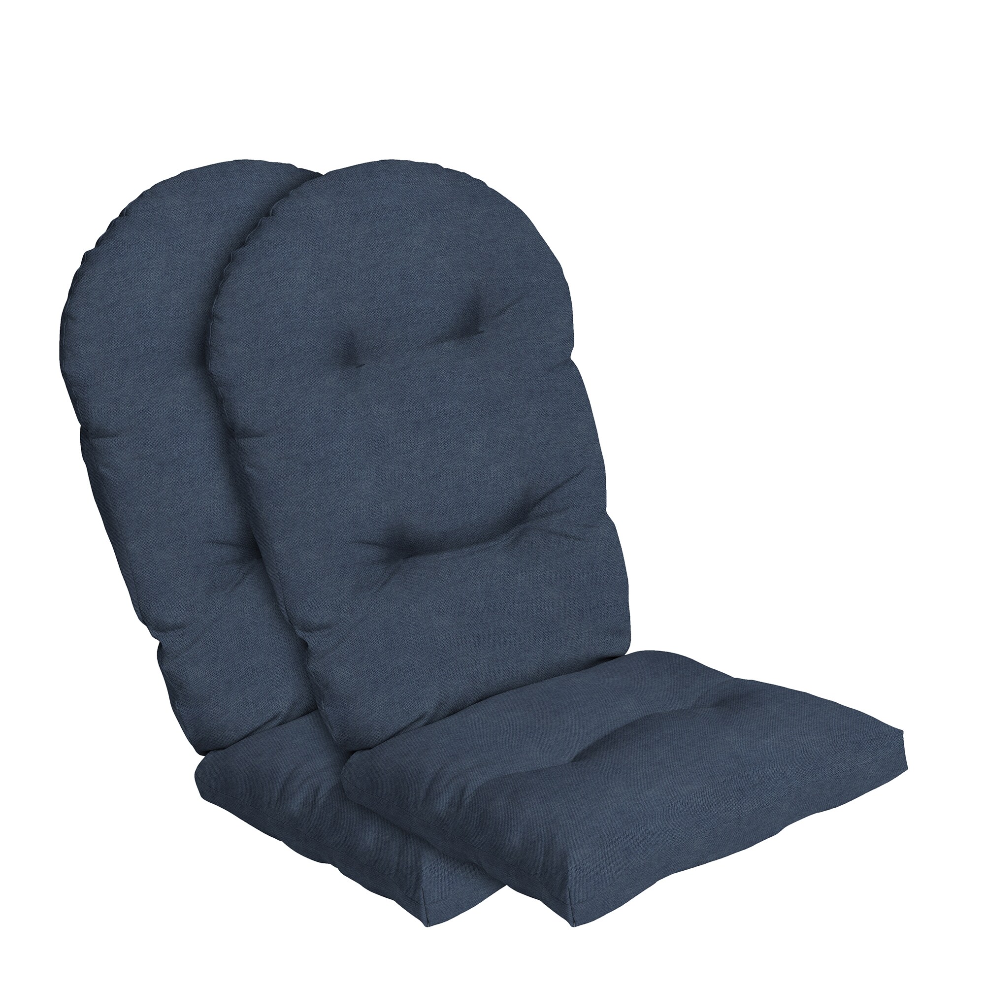 ARDEN FN03C08B-D9Z2 18-in x 20-in 2 -Piece Ocean Blue Patio chair cushion