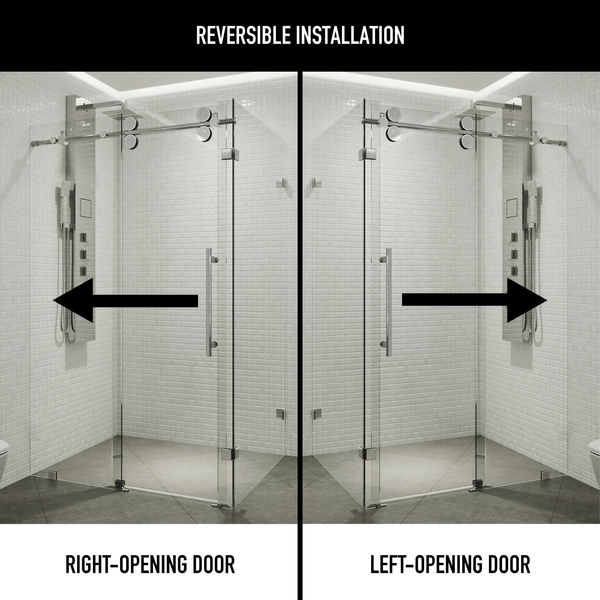 VIGO VG6051CHCL60 Shower-Doors - View #3